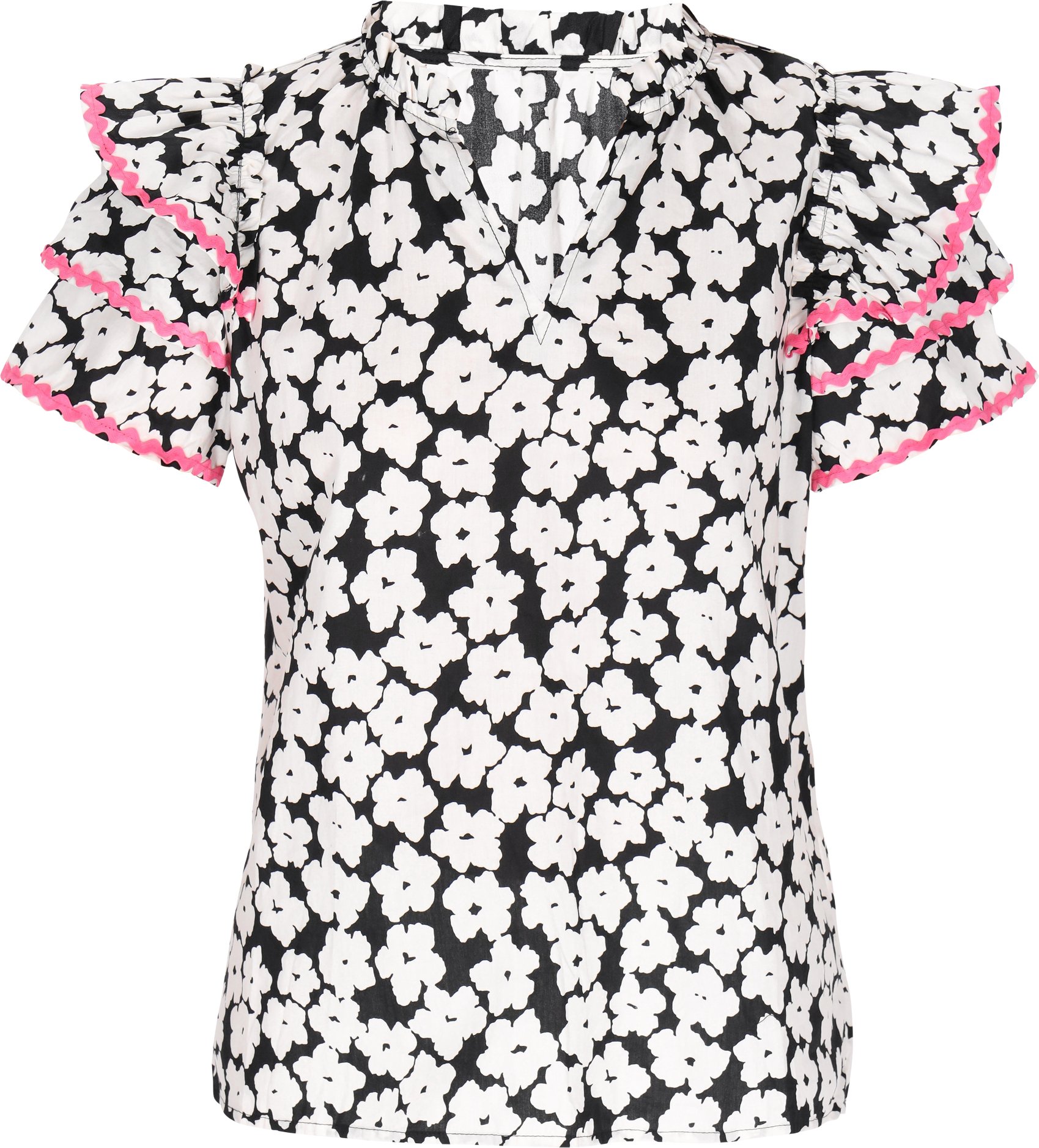 Mymo Bluse Frauen Schwarz