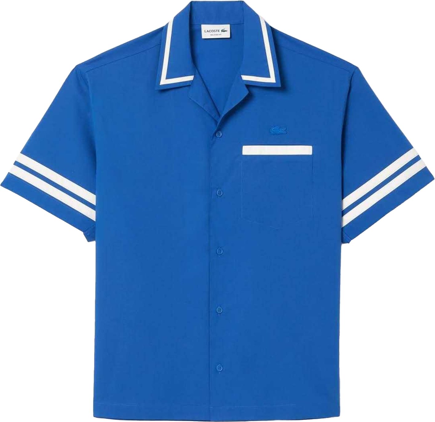 Lacoste - Hemd Rückseitiger Aufdruck für Herren (Blau)