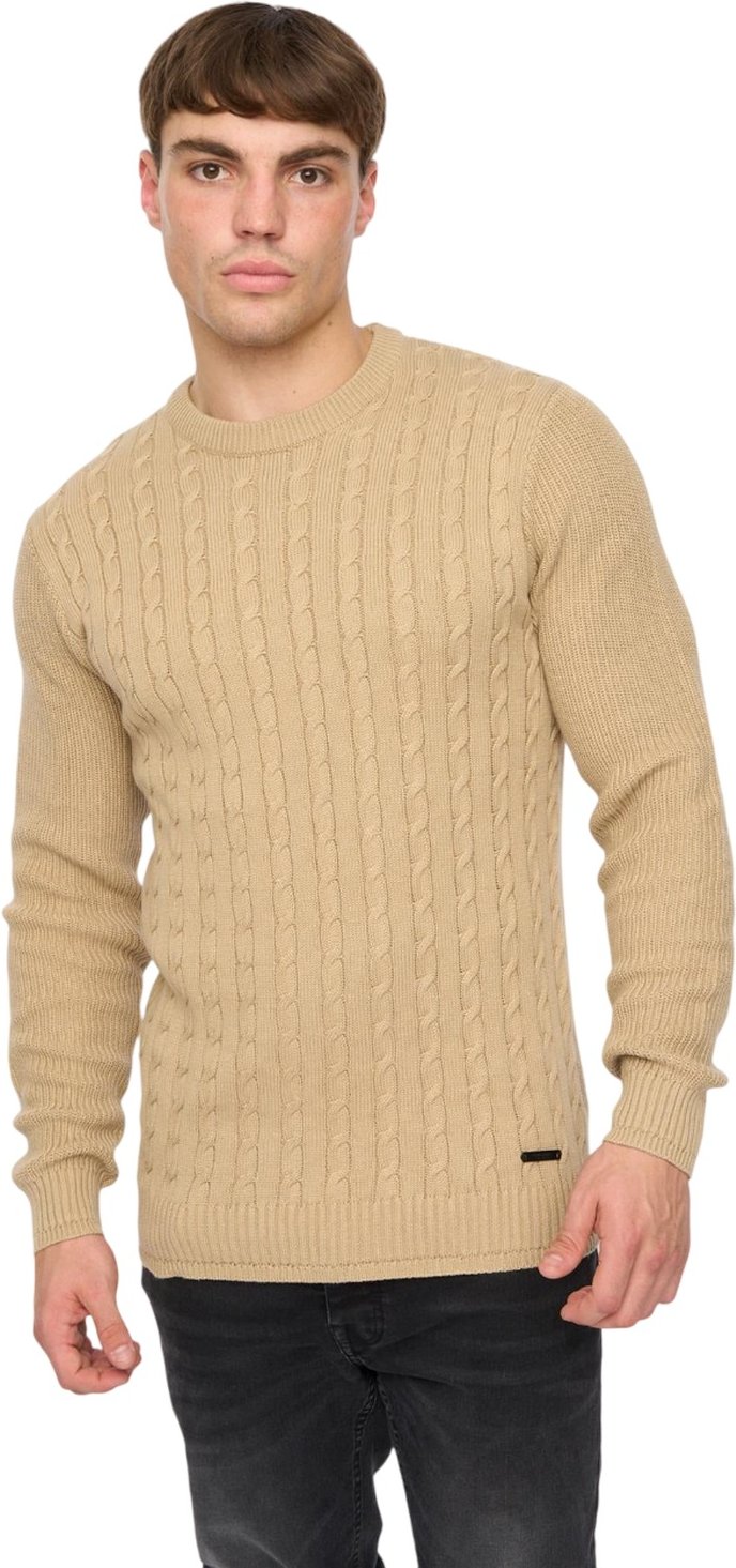 Crosshatch - "Kabstars" Pullover für Herren (Steinfarben)