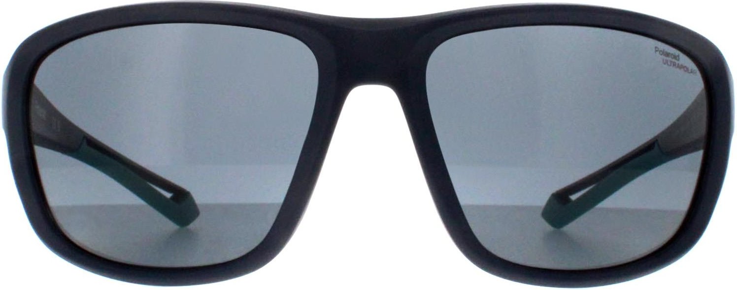 Polaroid Rechteck Unisex blau azurblau grau polarisiert kontrastreich PLD 7049/S