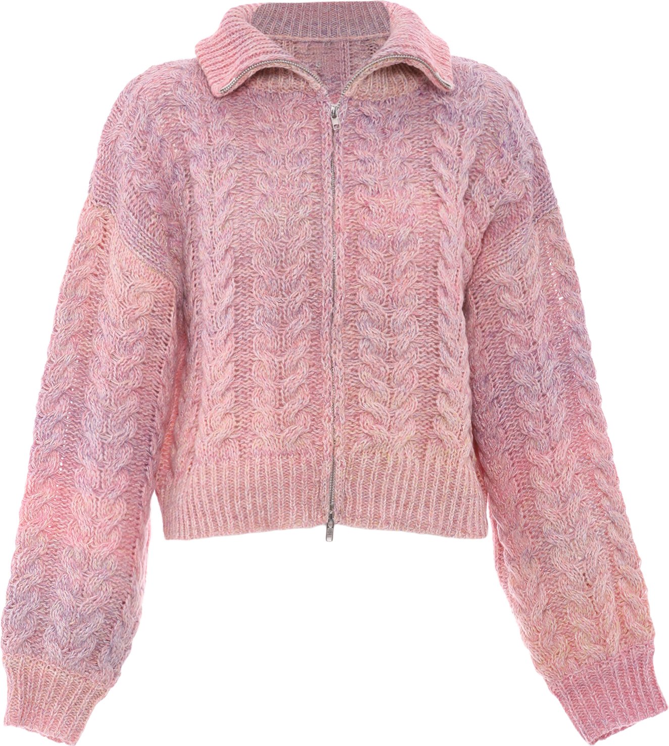 Mymo Strickjacke Damen Regenbogen