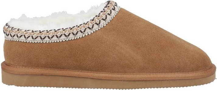 Cotswold - Damen Hausschuhe "Foxmoor", Wildleder (Hellbraun)