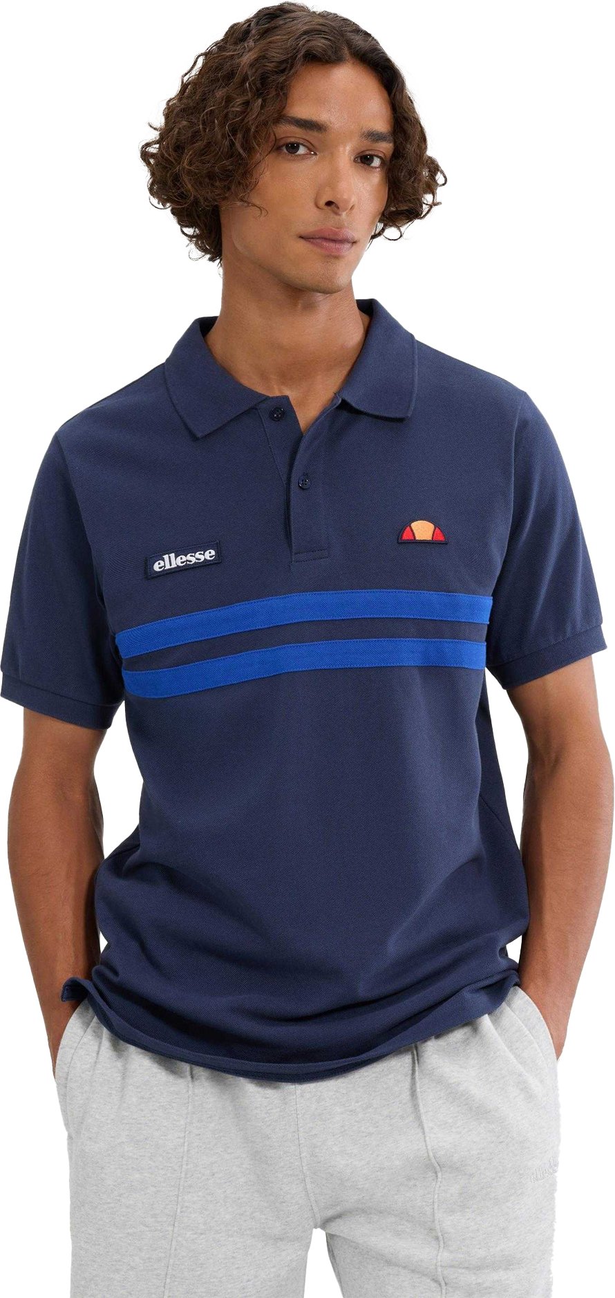 Ellesse - "Muccia" Poloshirt für Herren, Piqué (Marine/Blau)