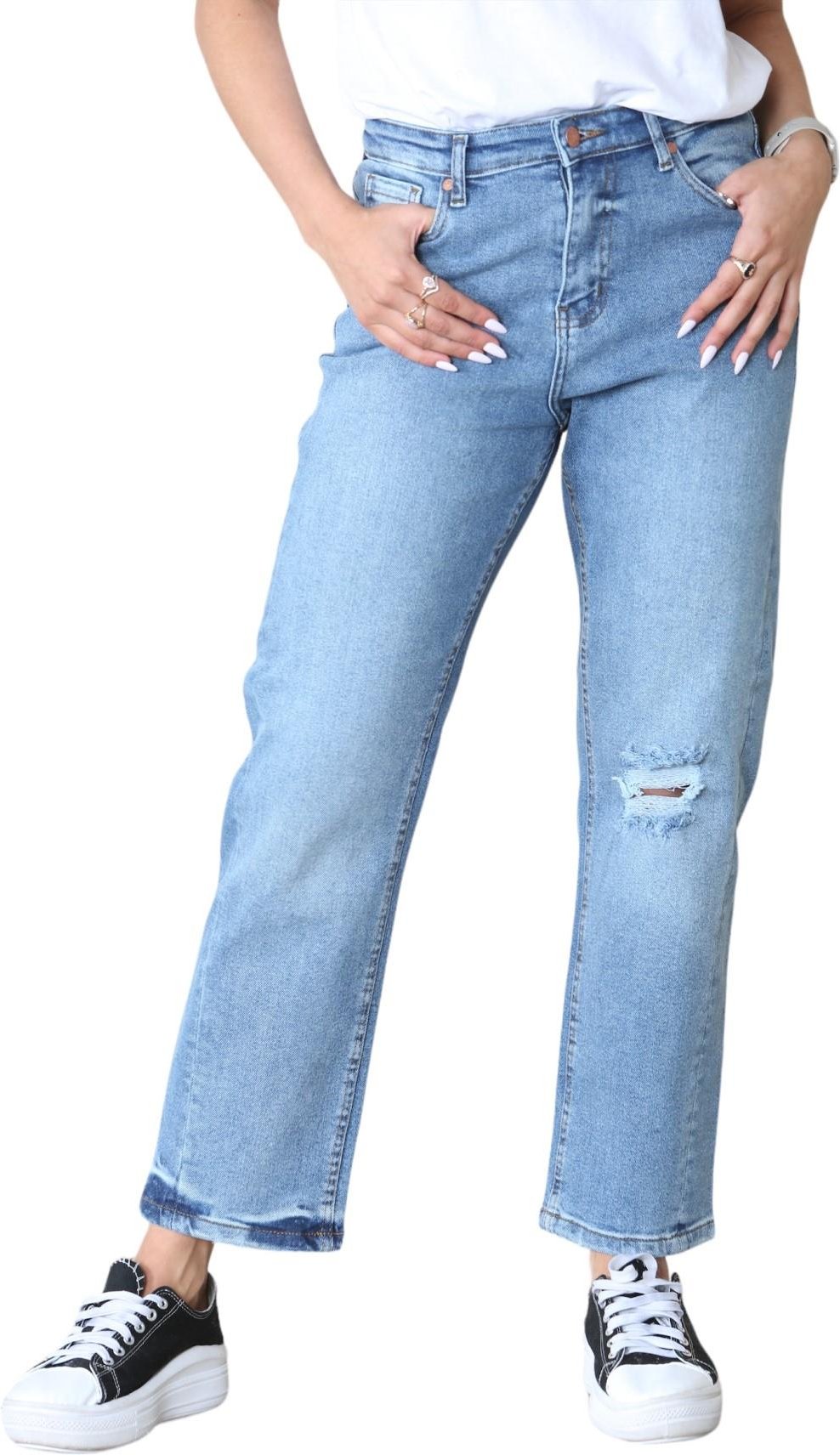 Thumbnail - MYT Womens Autograph Straight Leg Jeans in Hellblau