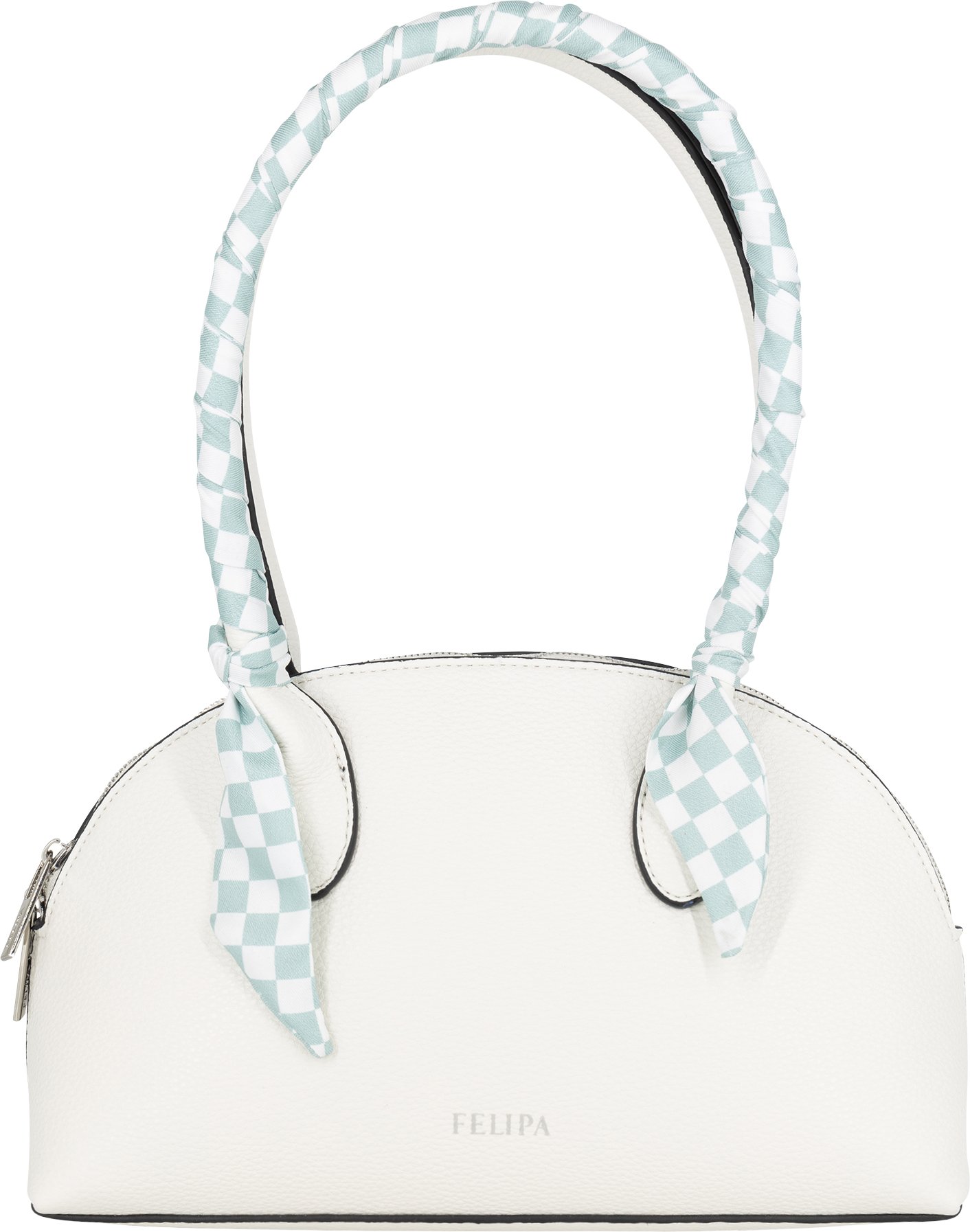 FELIPA Schultertasche Damen weiss