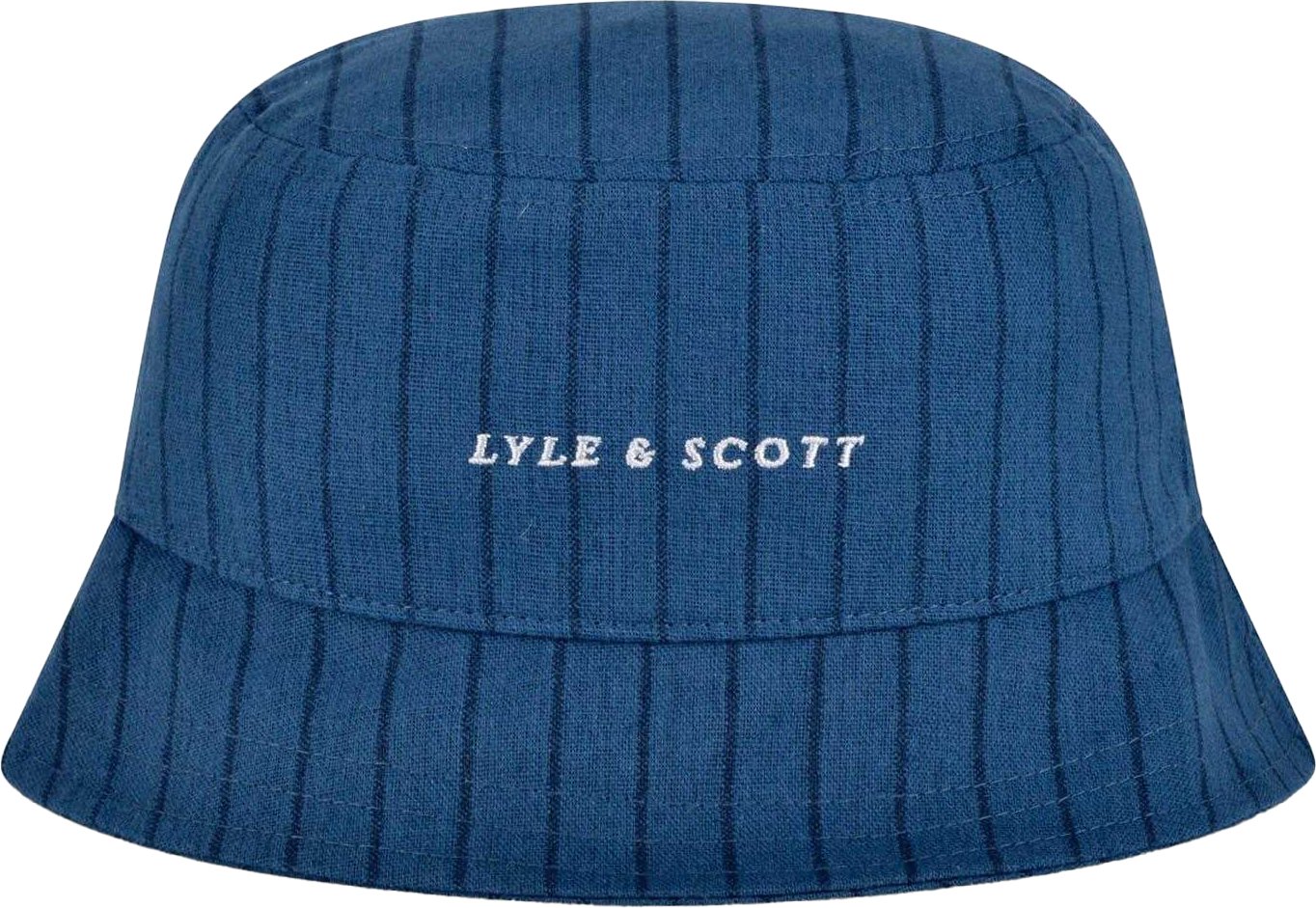 Lyle & Scott - Schlapphut Stripes Nadel (Marine)