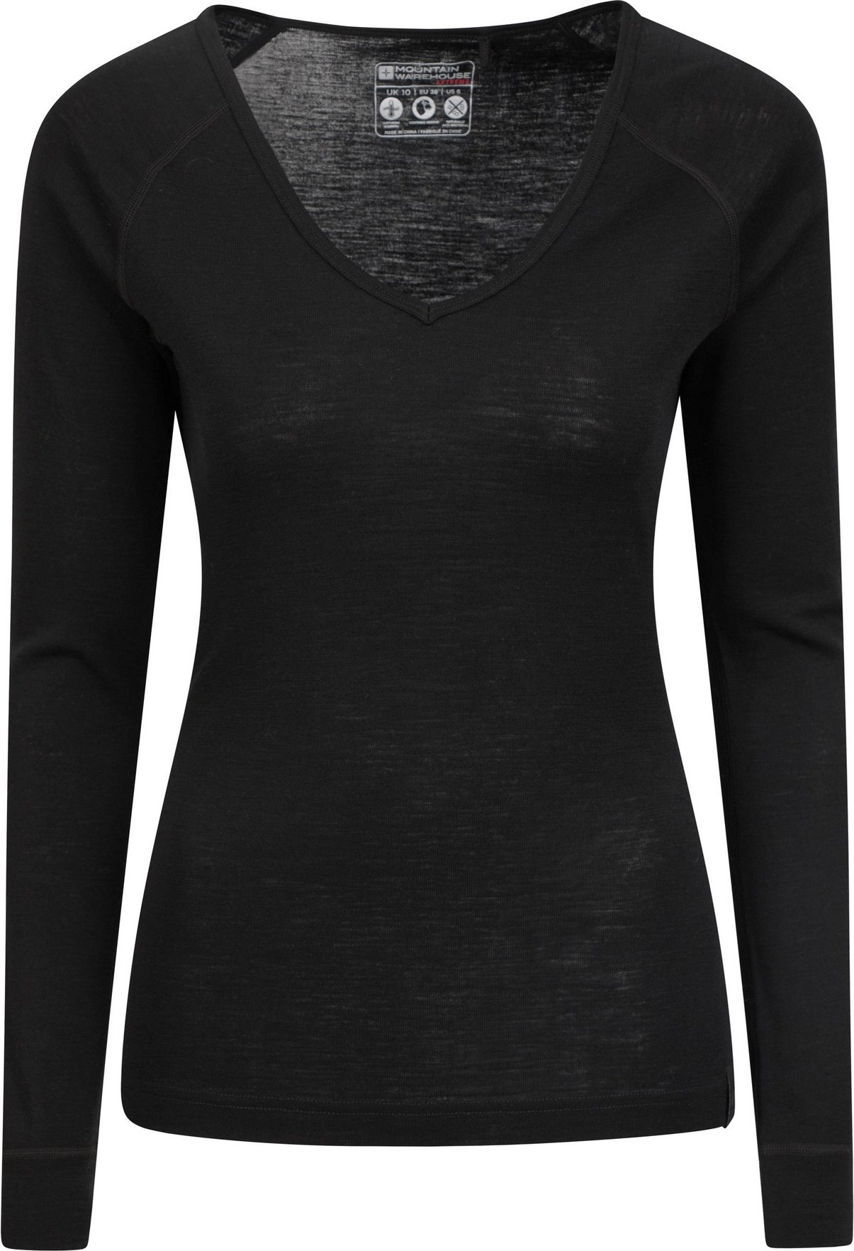 Thumbnail - Mountain Warehouse - Oberteil V-Ausschnitt für Damen (Schwarz)