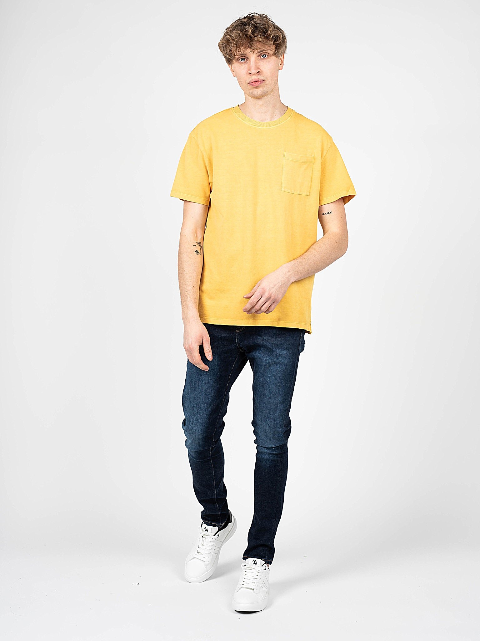 Pepe Jeans T-shirt Treyson Herren Gelb