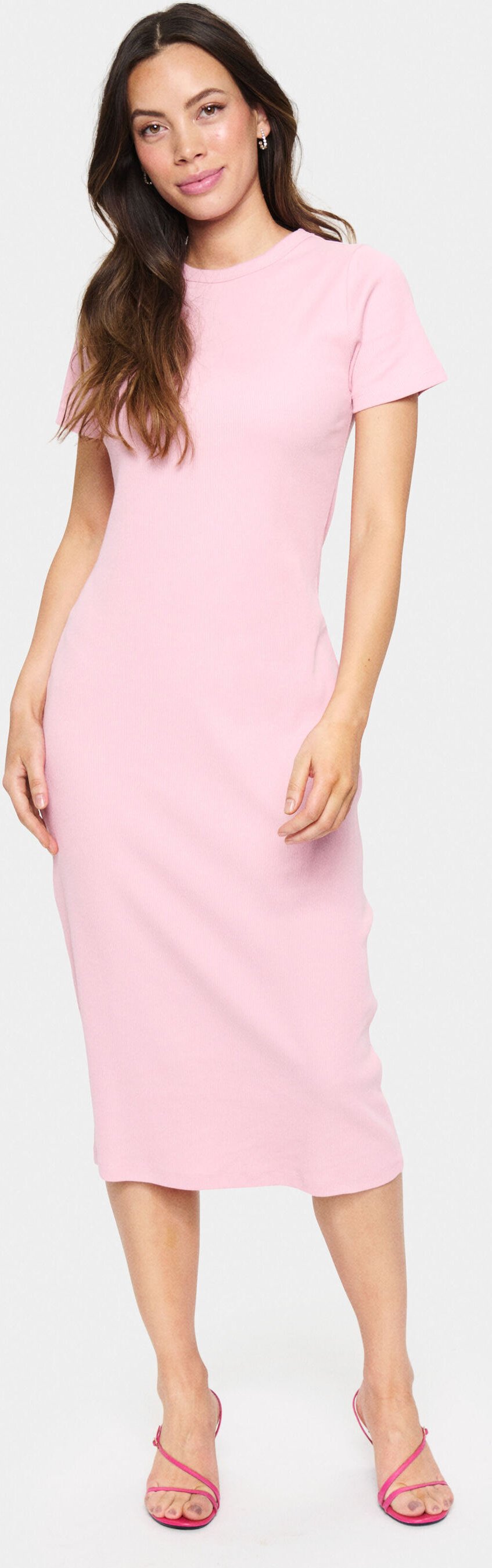 Jerseykleid AsterSZ Jerseykleid Gerade Passform pink