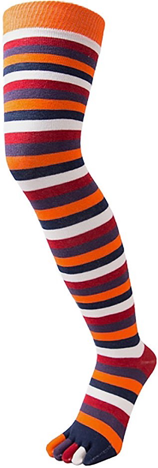 TOETOE - Herren & Damen essentielle feuchtigkeitsableitende Baumwoll-Socken über dem Knie - Lava