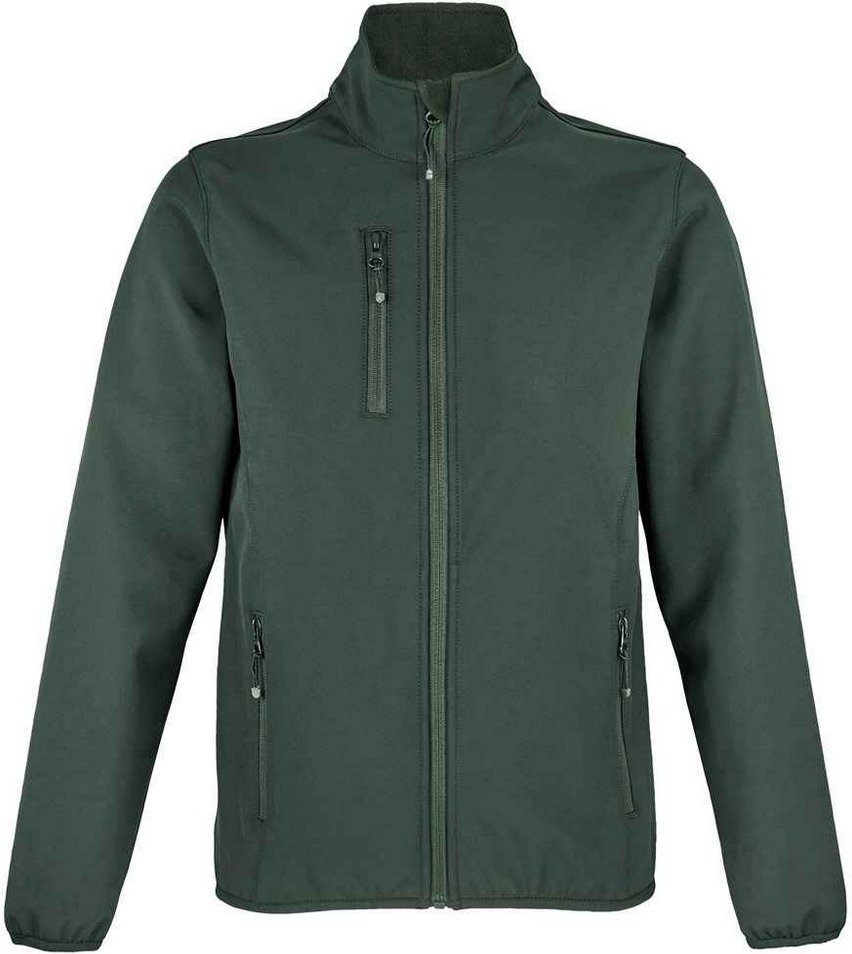 Thumbnail - SOLS Womens/Ladies Falcon Softshell Recycled Soft Shell Jacket (Waldgrün)