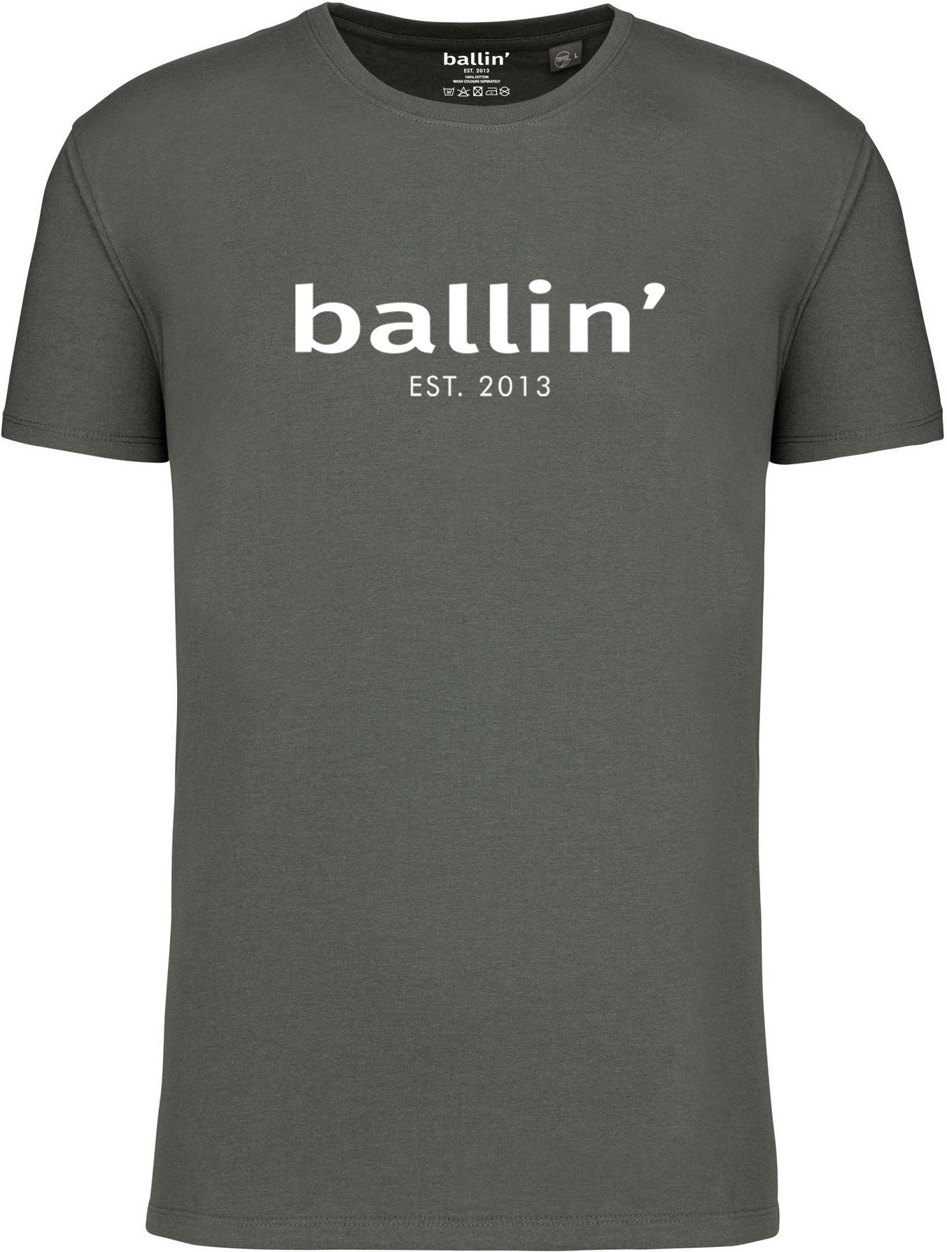 Regular Fit Shirt von Ballin Est. 2013 in der farbe Grun und in größe 3XL.