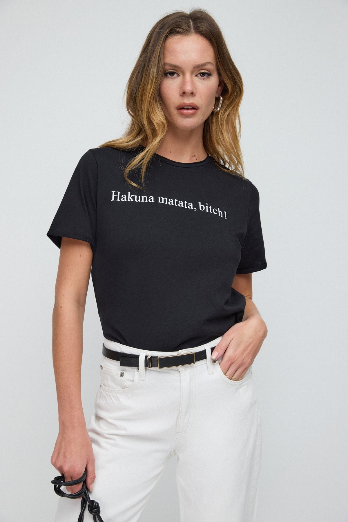 Gedrucktes Basic-T-Shirt