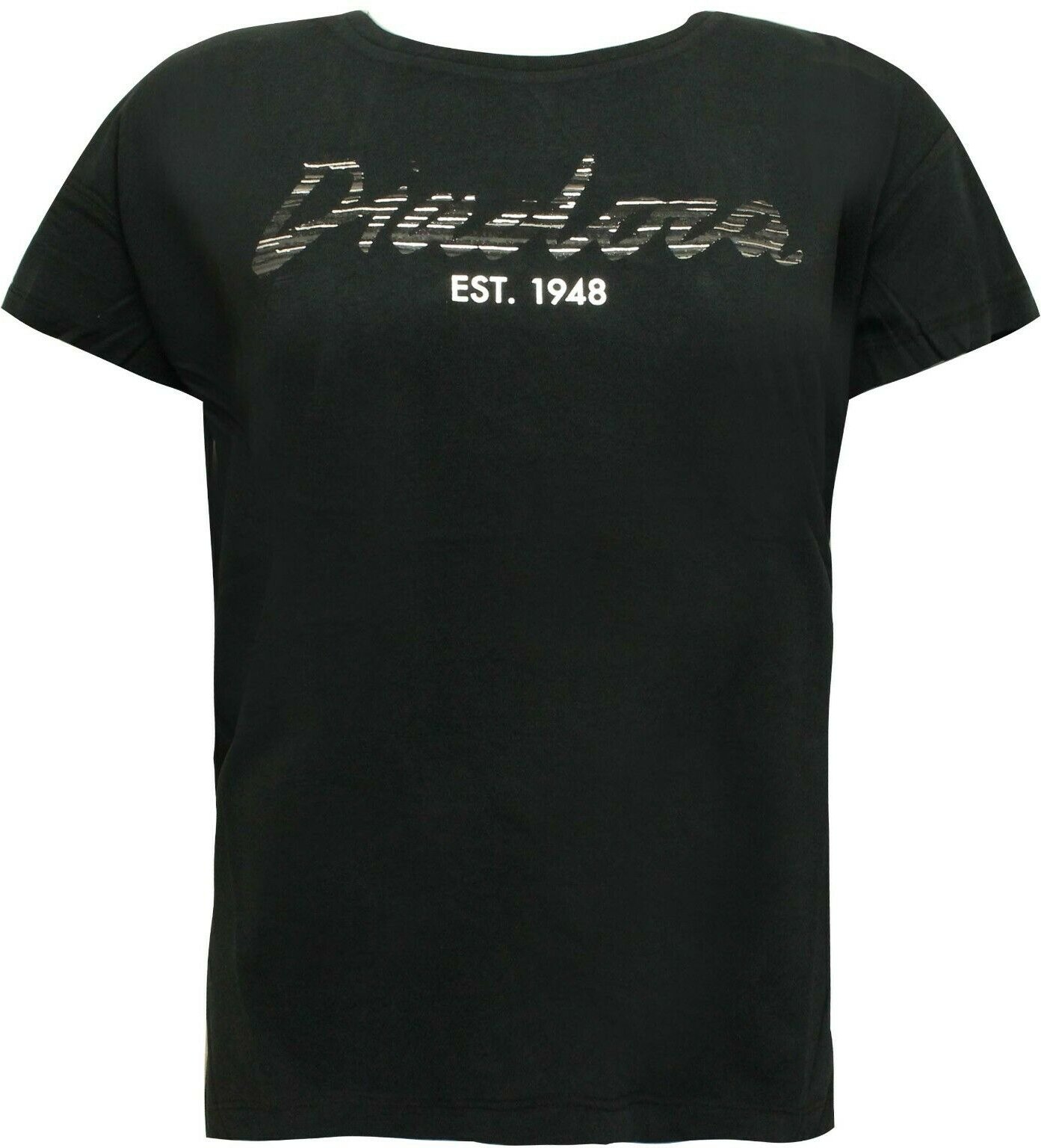 Diadora Sportswear Womens Black T-Shirt