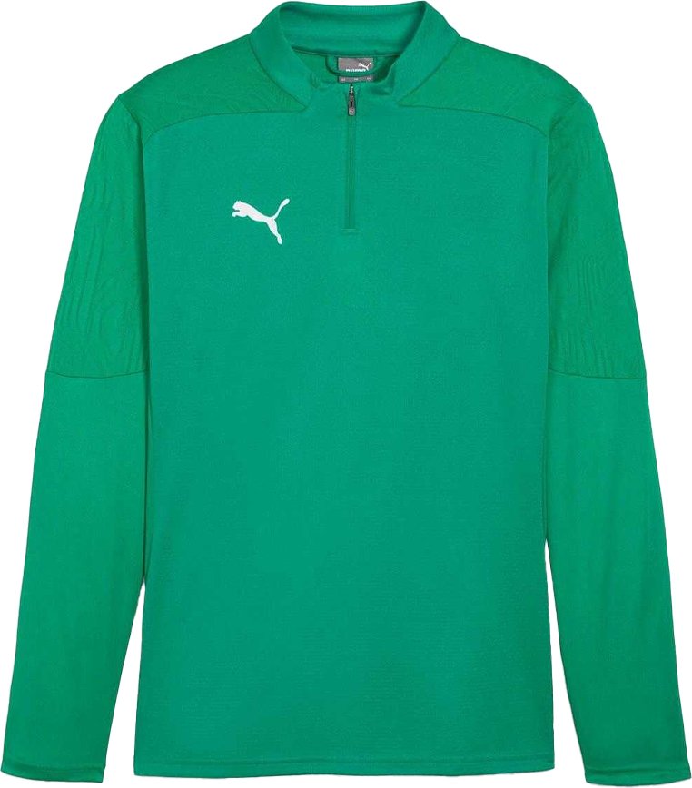 Puma Herren TeamFinal Quarter-Zip Trainingsoberteil (Grün)