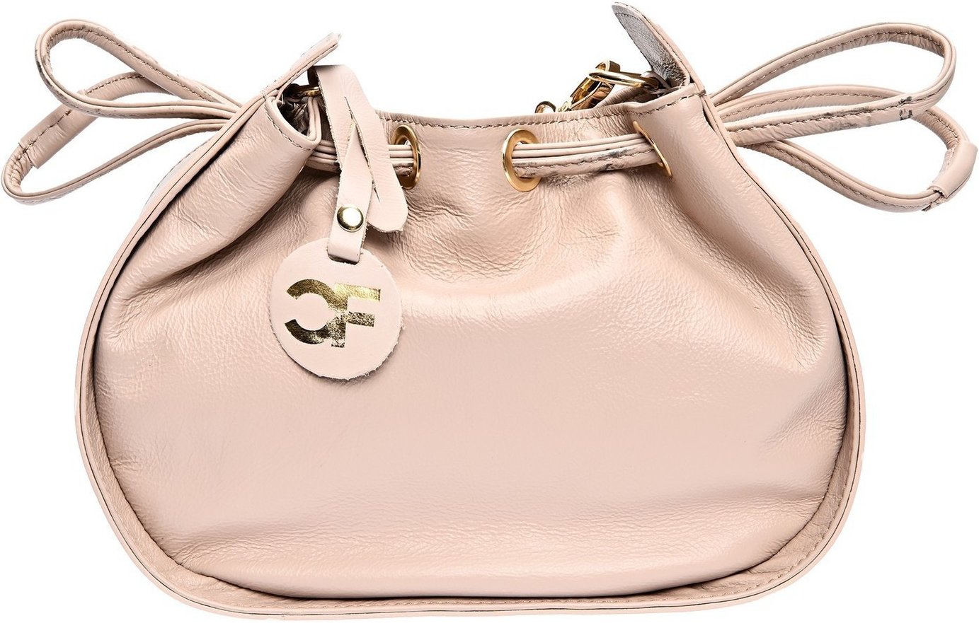 Carla Ferreri Lederrosen-Tasche