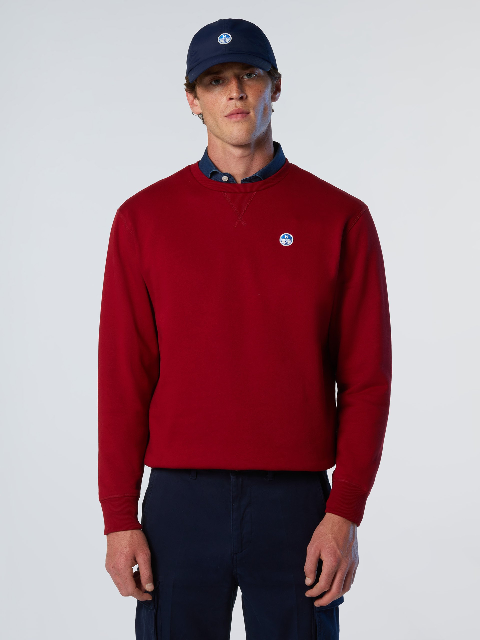 North Sails Sweatshirt Mit North Sails Aufnäher