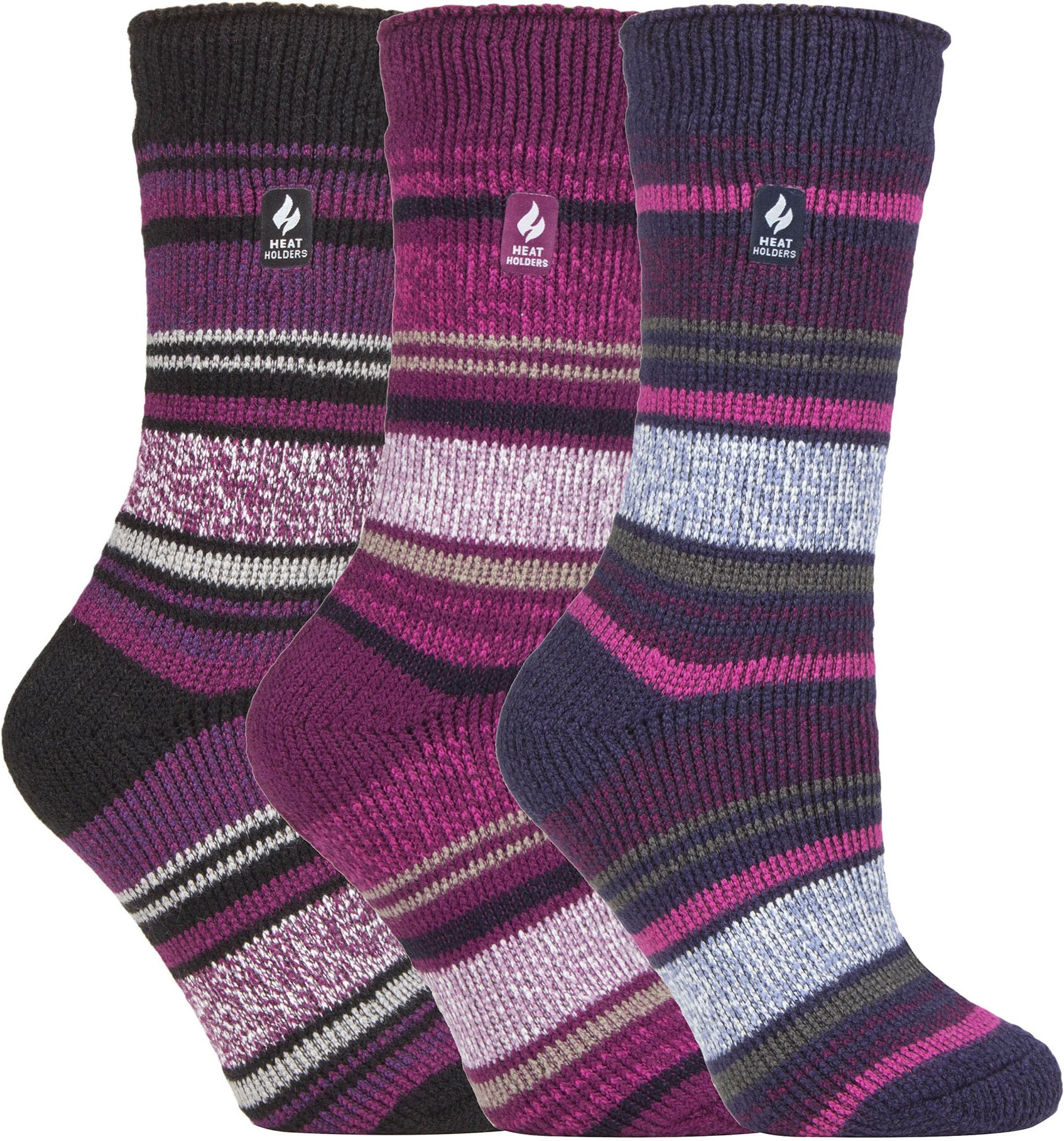 HEAT HOLDERS - 3er-Pack Multipack Damen Isolierte Thermo-Socken für den Winter - Palma