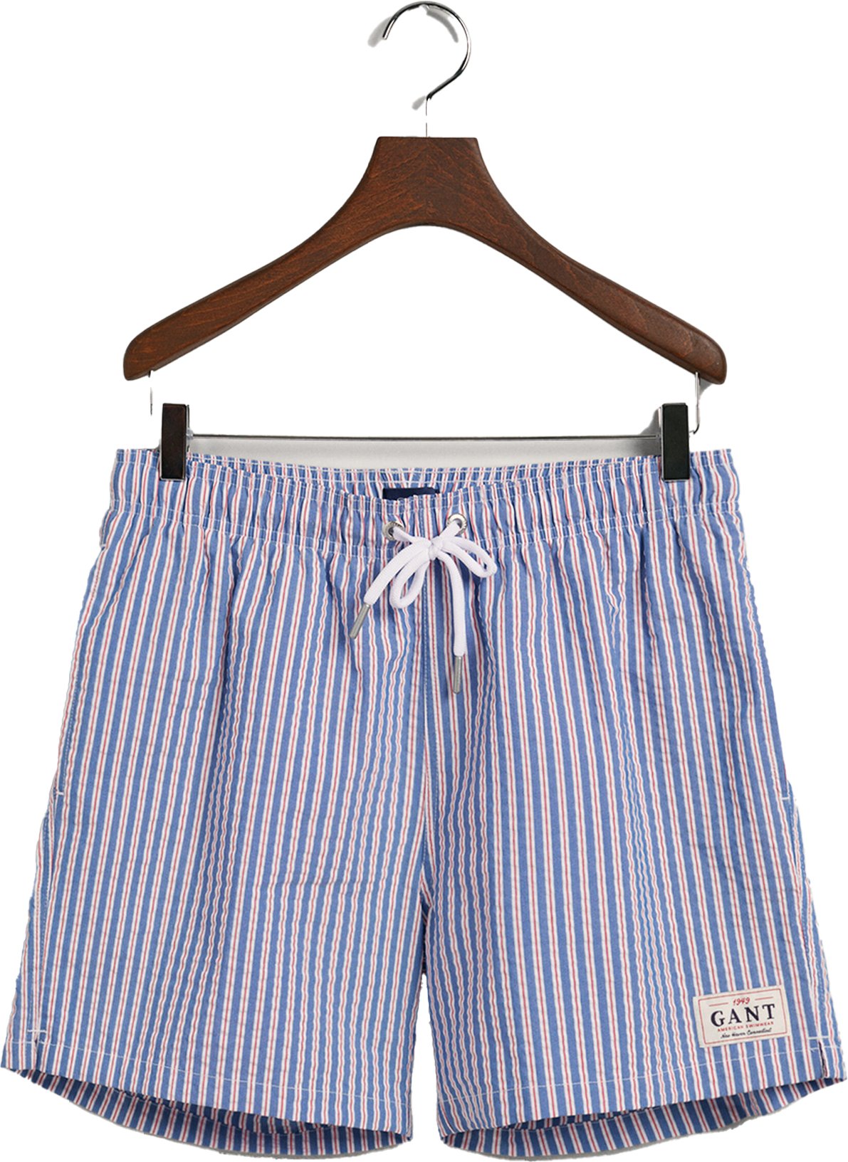 Gant - Badeshorts für Herren Klassisch (Blau/Weiß/Rot)