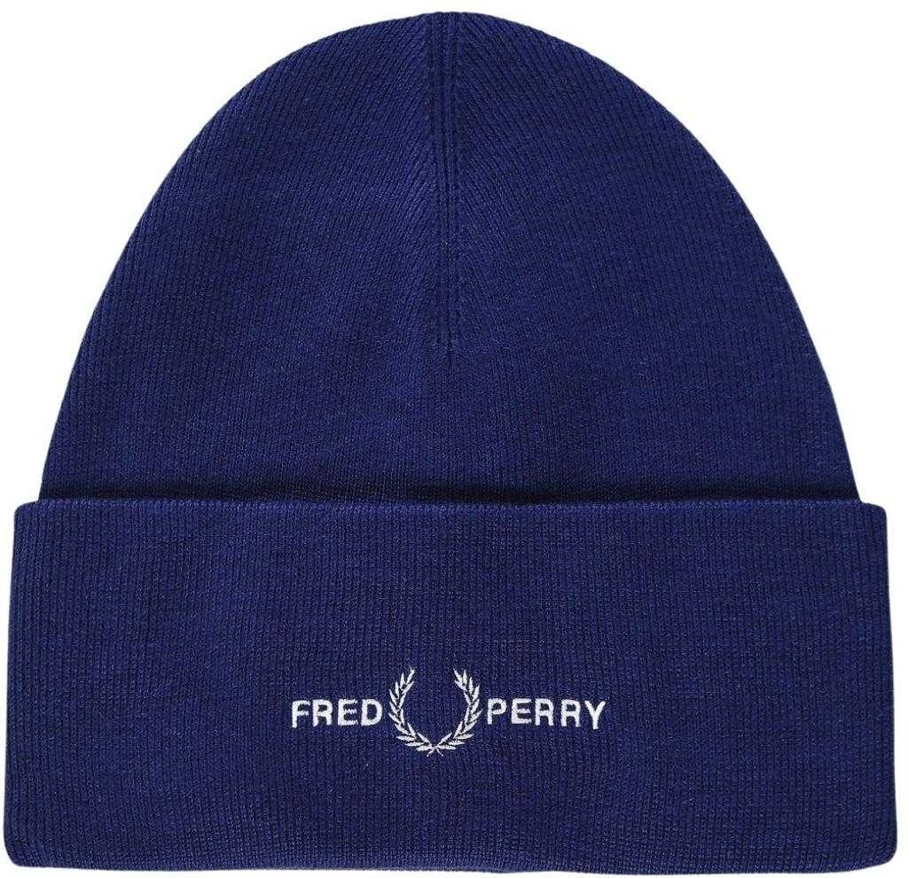 Fred Perry - Mütze für Herren/Damen Unisex, Logo (Dunkelblau)