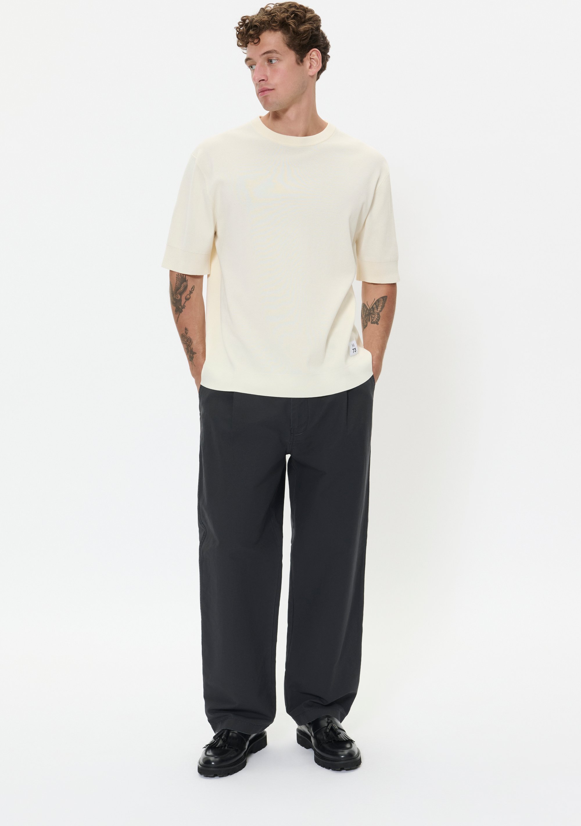 Strickpullover MAtrivolt Gerade Passform offwhite