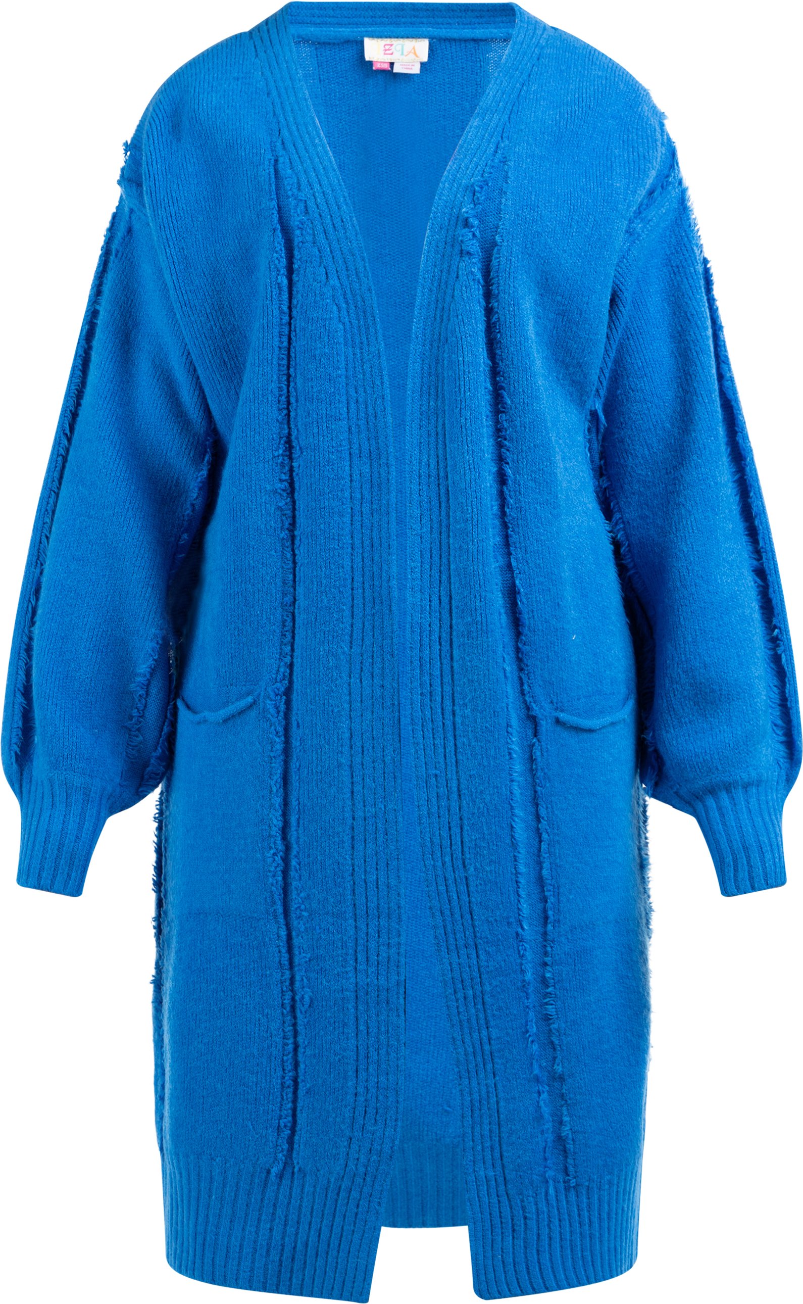 IZIA Langer Cardigan Damen blau