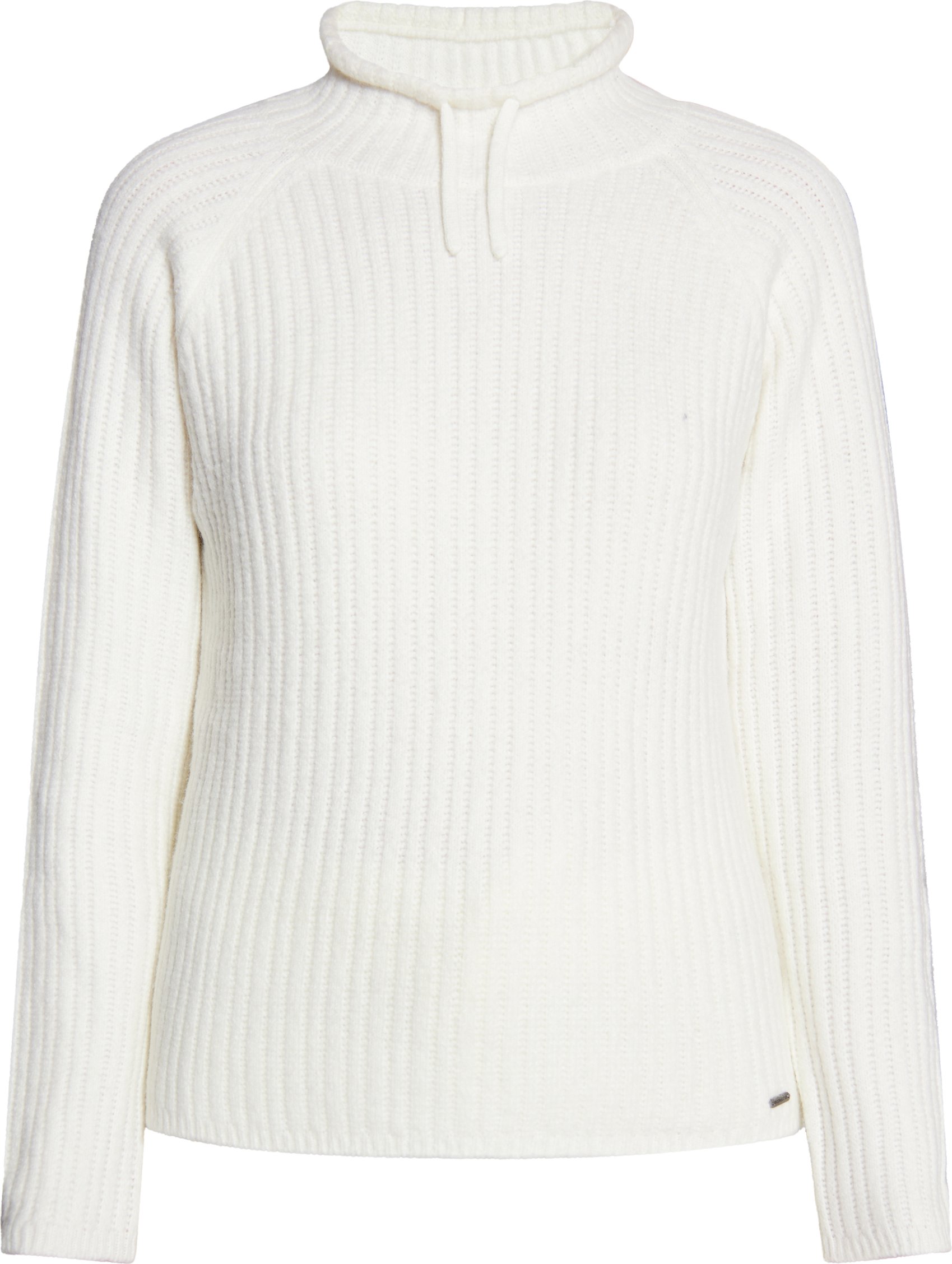 Dreimaster Strickpullover Damen Wollweiß