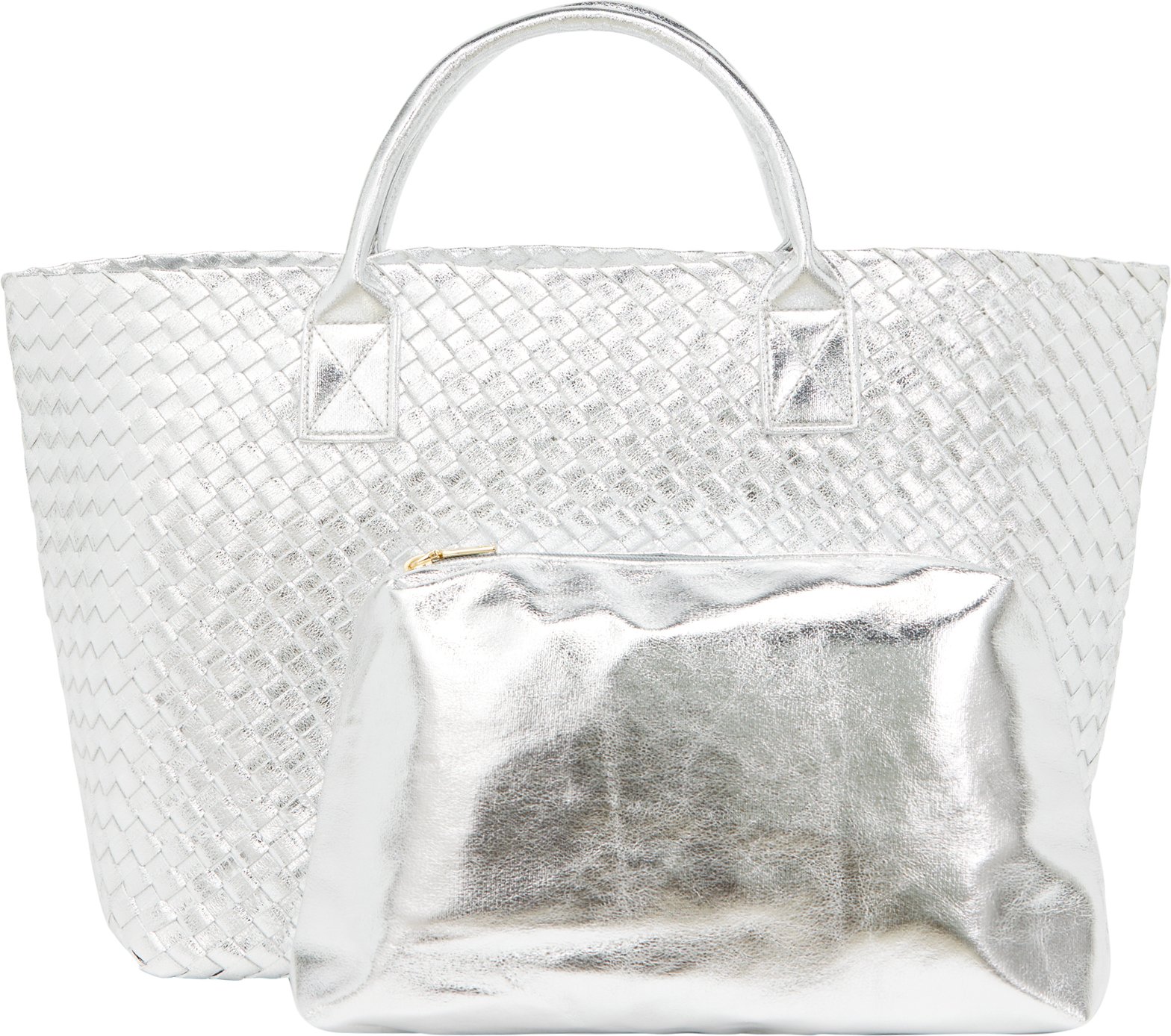 Faina 2-IN-1-Tragetaschen-Set 2-IN-1-Tragetaschen-Set Frauen Silber