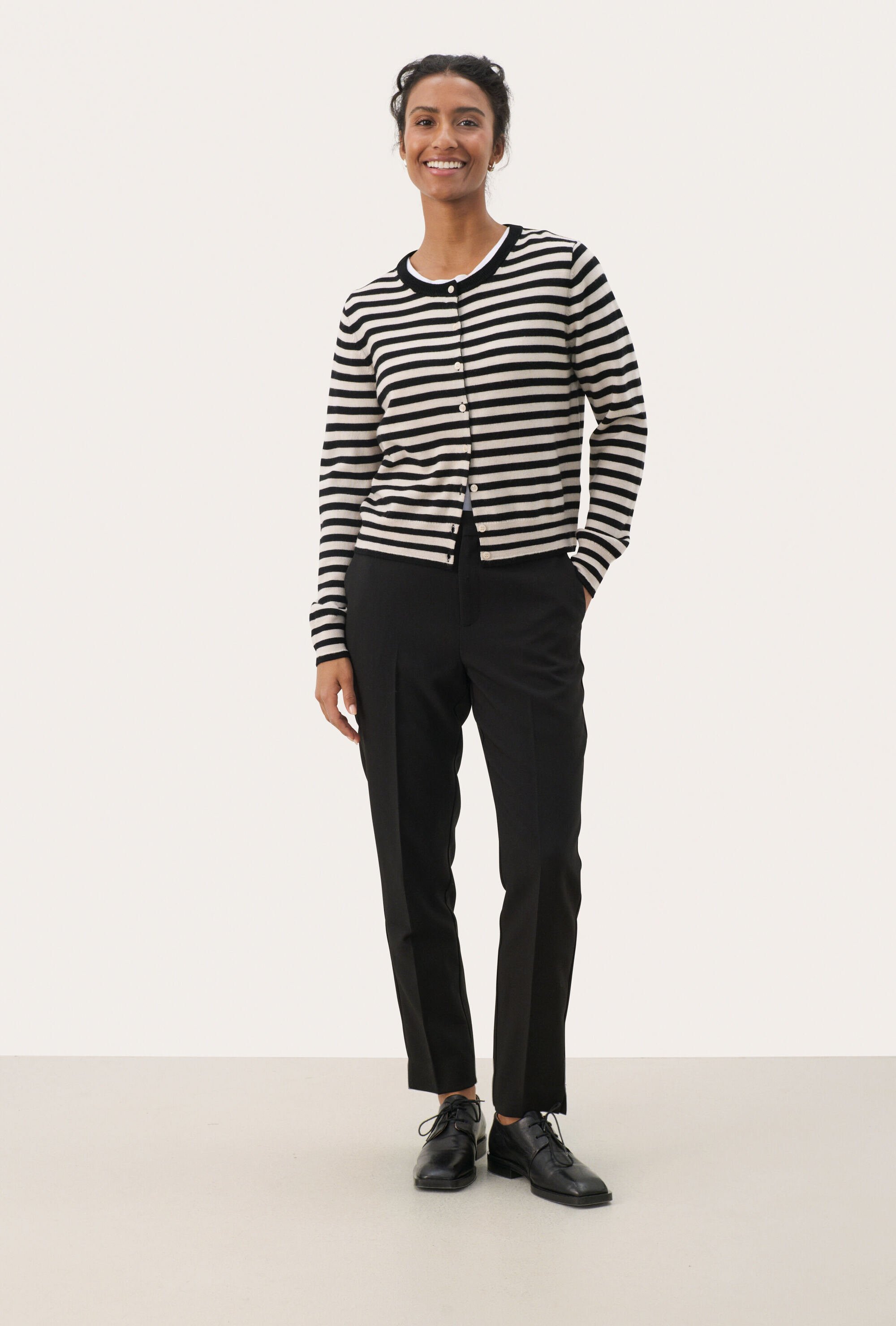 Strickjacke NoelaniPW Gerade Passform beige