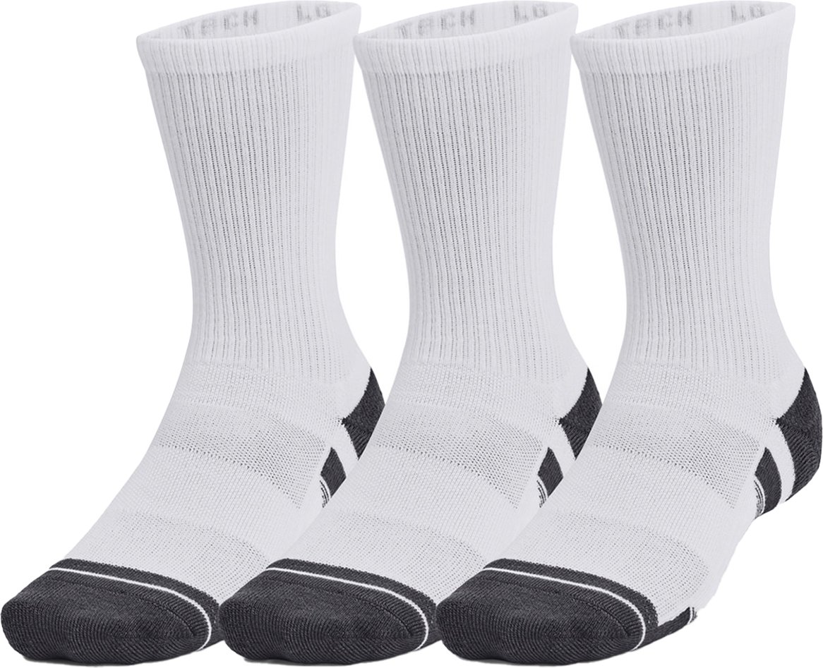 Under Armour - "Performance Tech" Socken für Herren/Damen Unisex (3er-Pack) (Weiß)