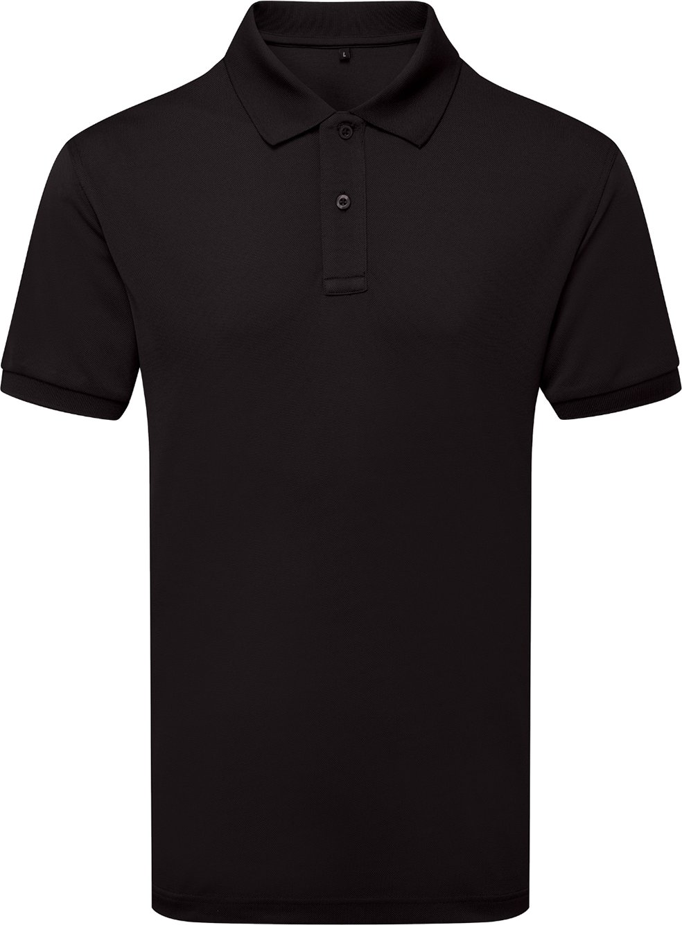 Asquith & Fox - "Glacier Tech" Poloshirt für Herren (Schwarz)