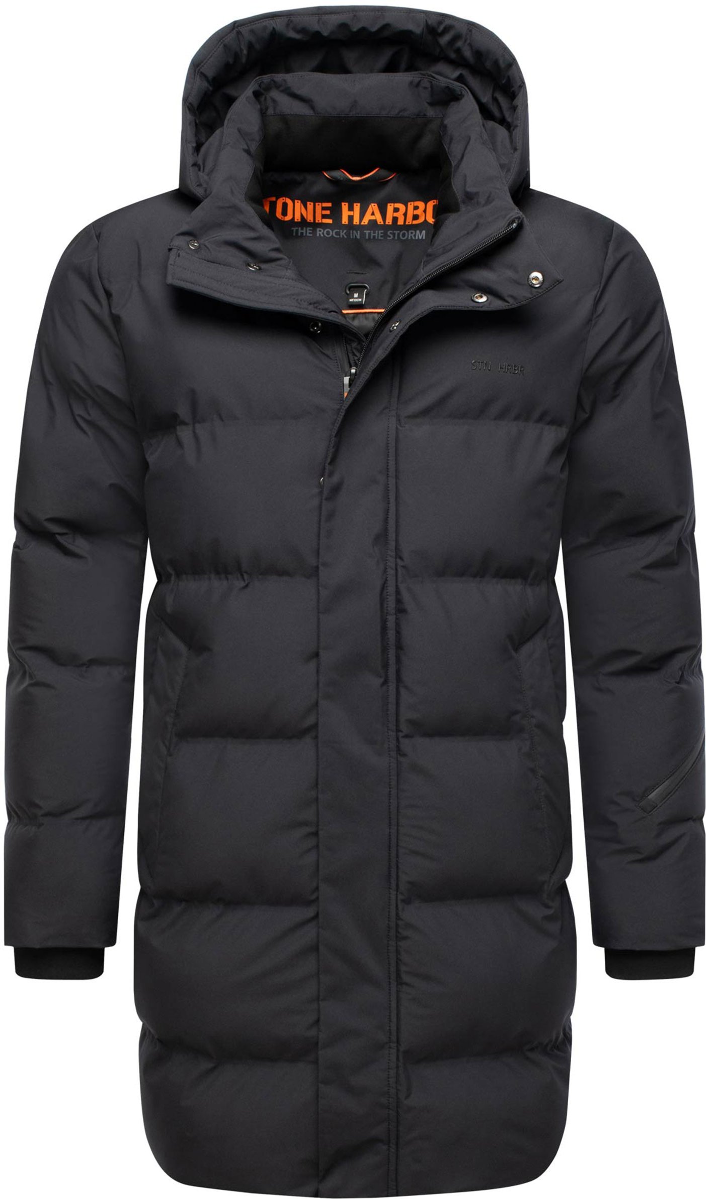 Stone Harbour Herren Wintermantel Thadeek mit abnehmbarer Kapuze & Magnettaschen