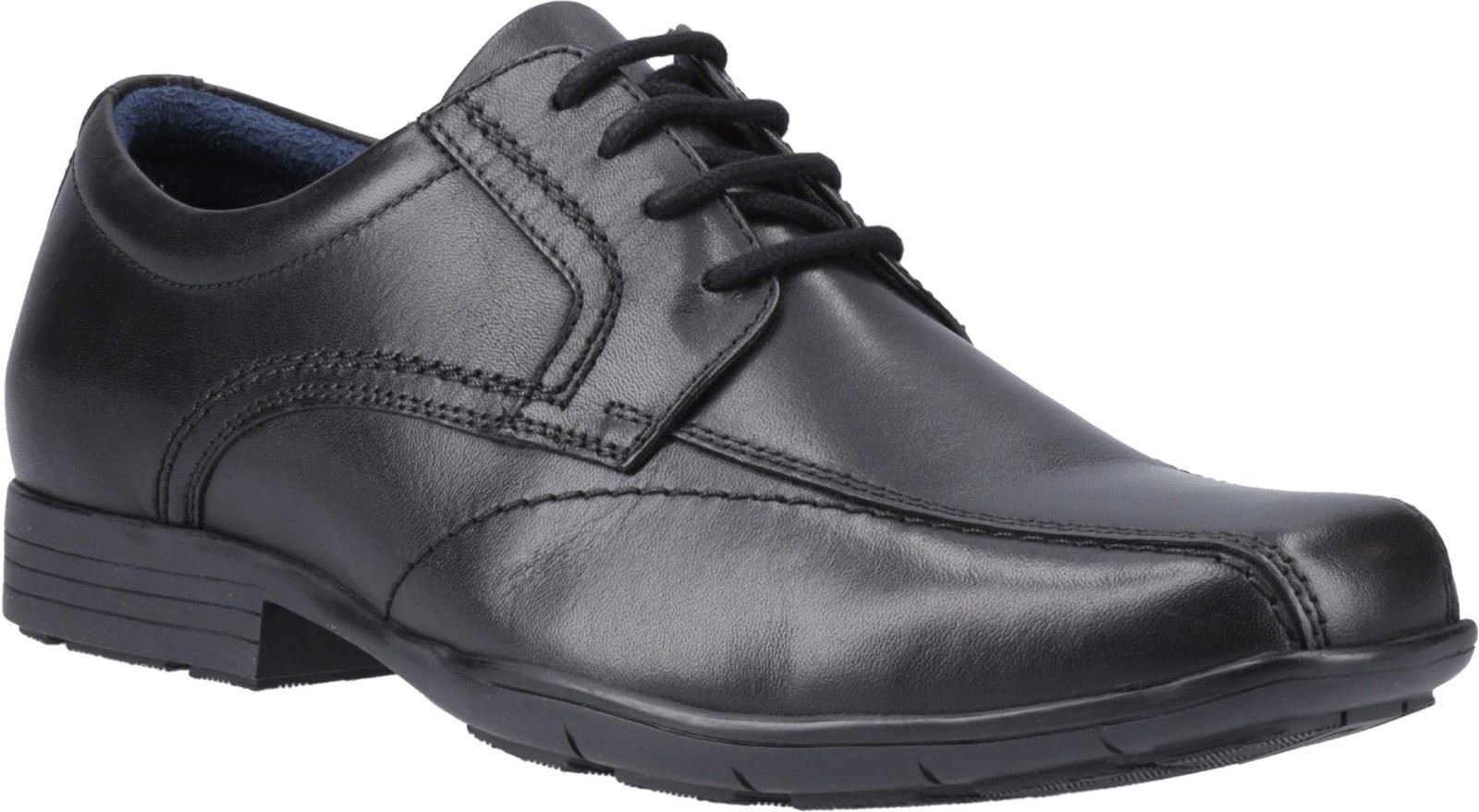 Pod Angus Herrenschuhe Aus Schwarzem Leder Mit Schnürung