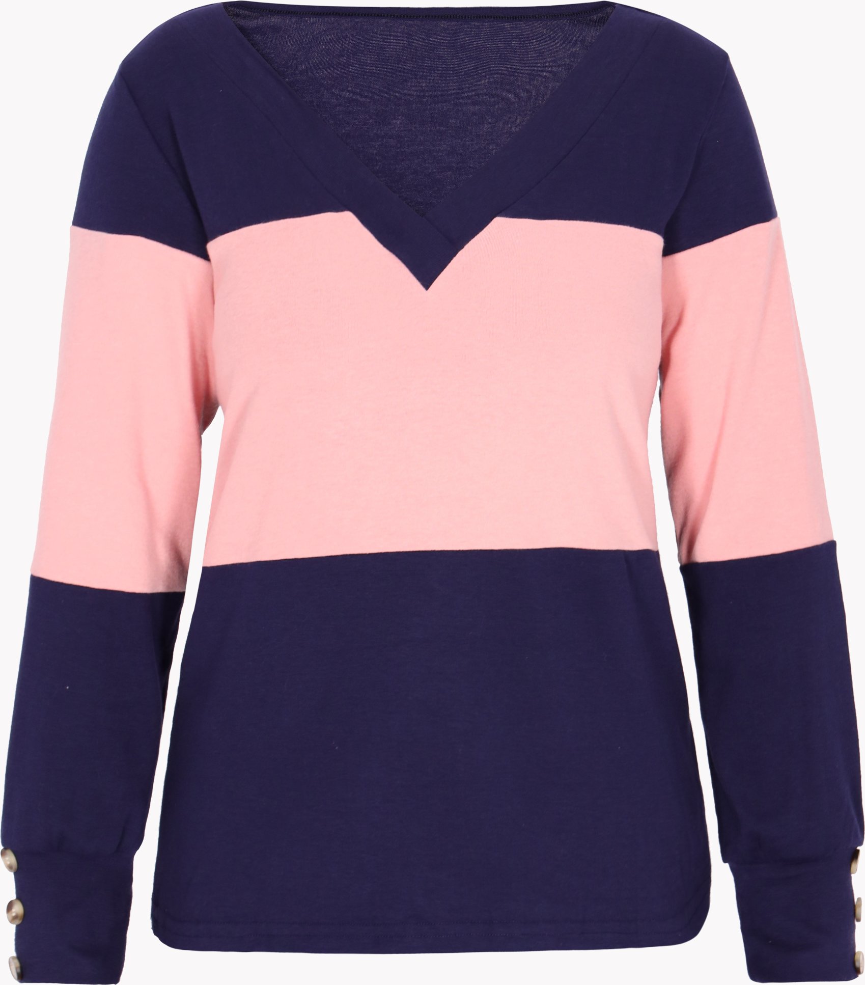 usha Bluse Frauen Blaue Streifen