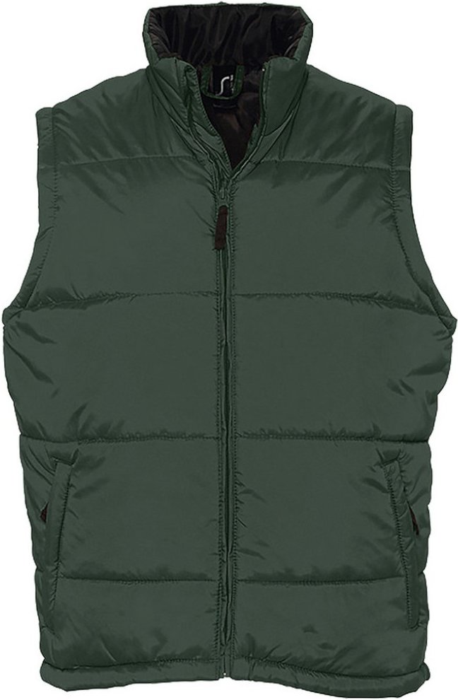 SOLS Warm Unisex wattierte Bodywarmer Jacke (Waldgrün)