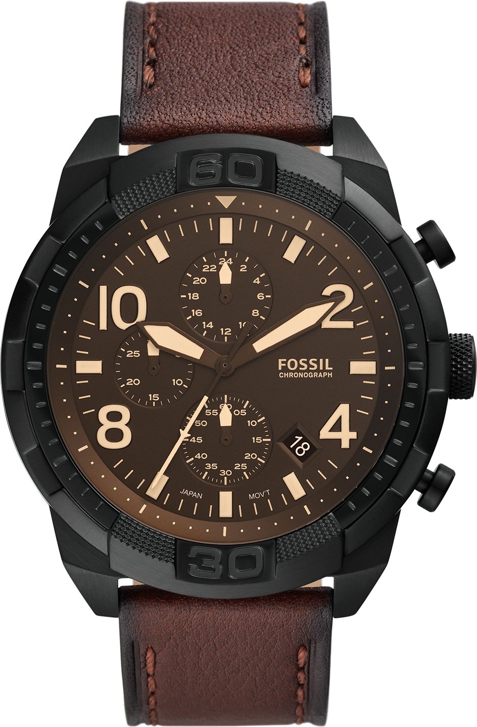 Fossil Bronson Braun Herren Armbanduhr FS5875