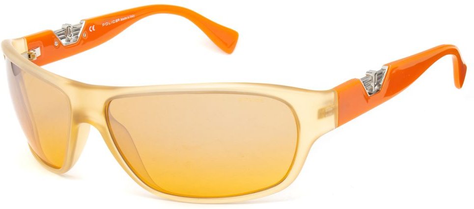 Police Orange Eingespritzte Sonnenbrille