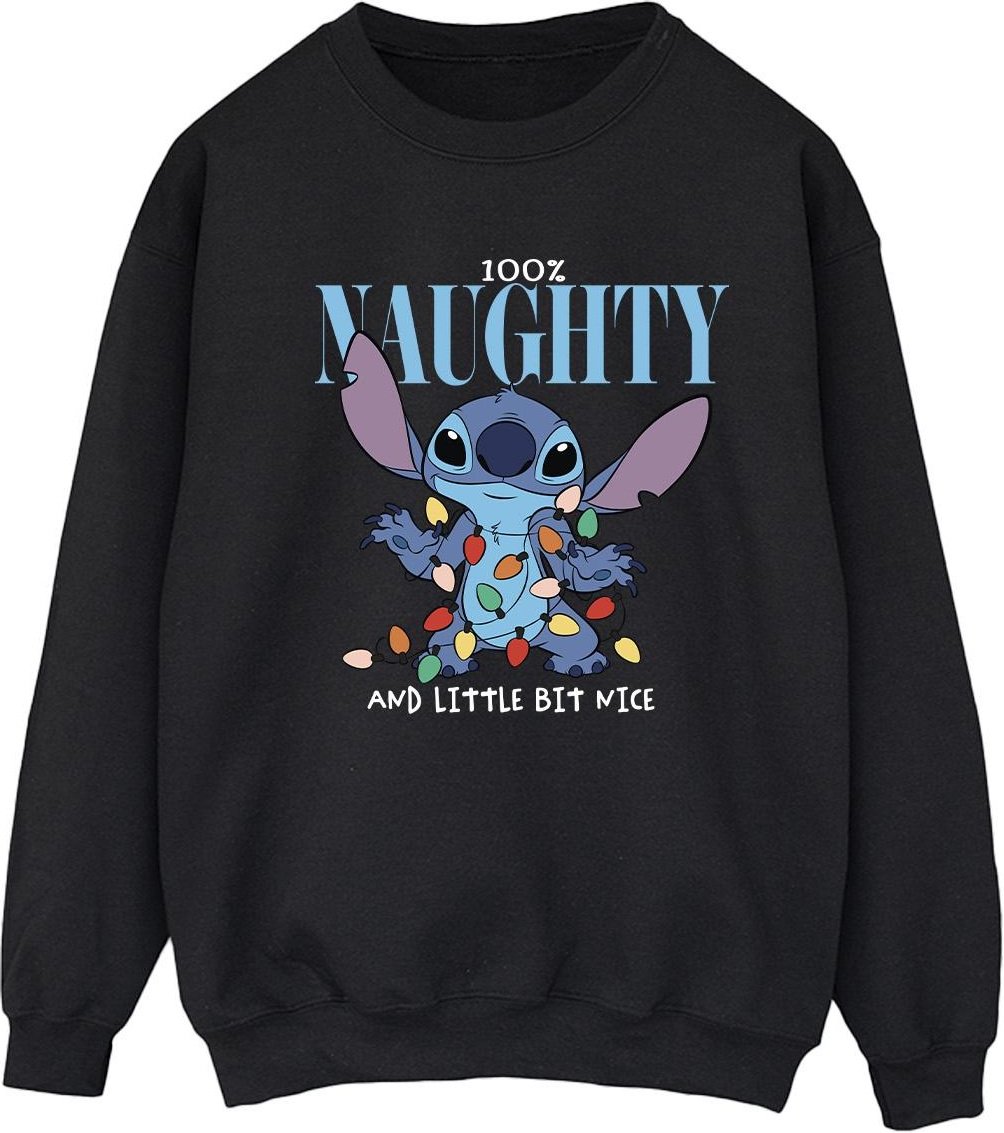 Disney - "Naughty & Nice" Sweatshirt für Damen (Schwarz)