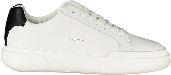 Calvin Klein Bianco Leder Herren Sneaker