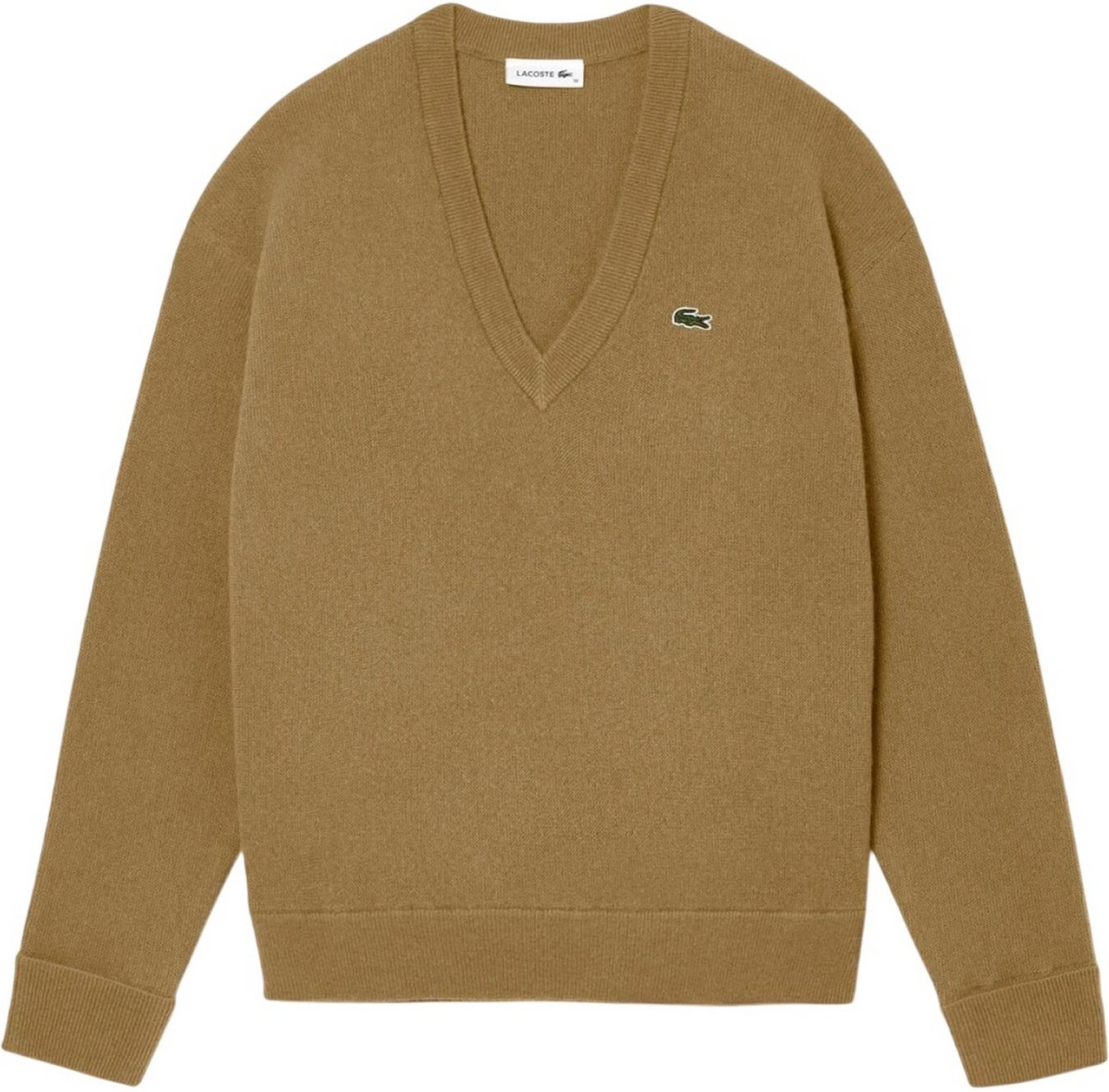 Lacoste - "Carded" Pullover für Damen, Perlmuster leger (Braun)