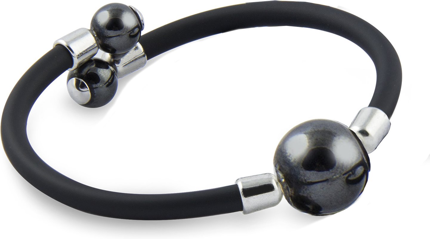 Portopetro Schwarzes Armband OH-XI19-R78Z für Damen