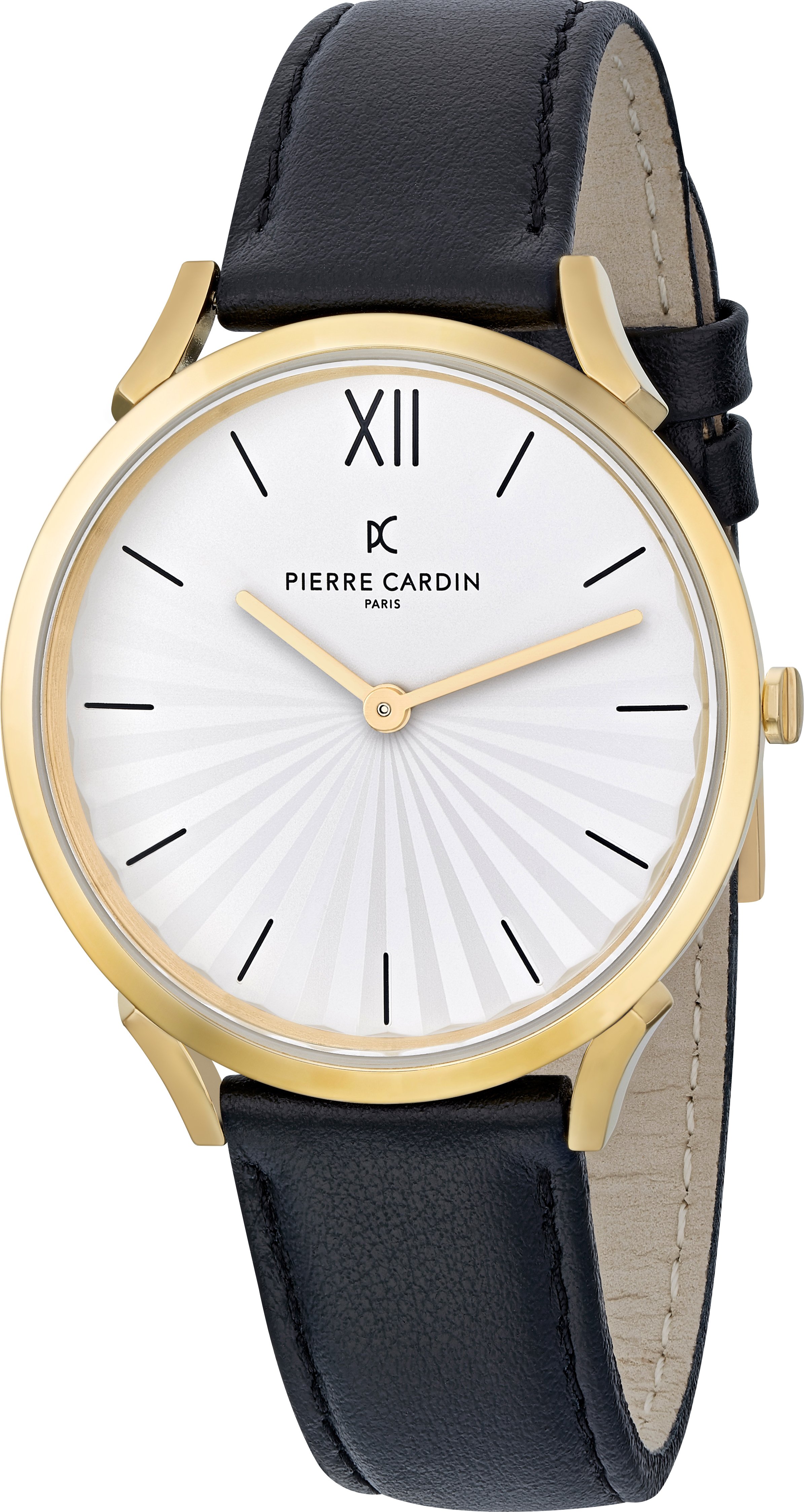 Pierre Cardin Pigalle Plissée Schwarz Unisex Armbanduhr CPI.2005