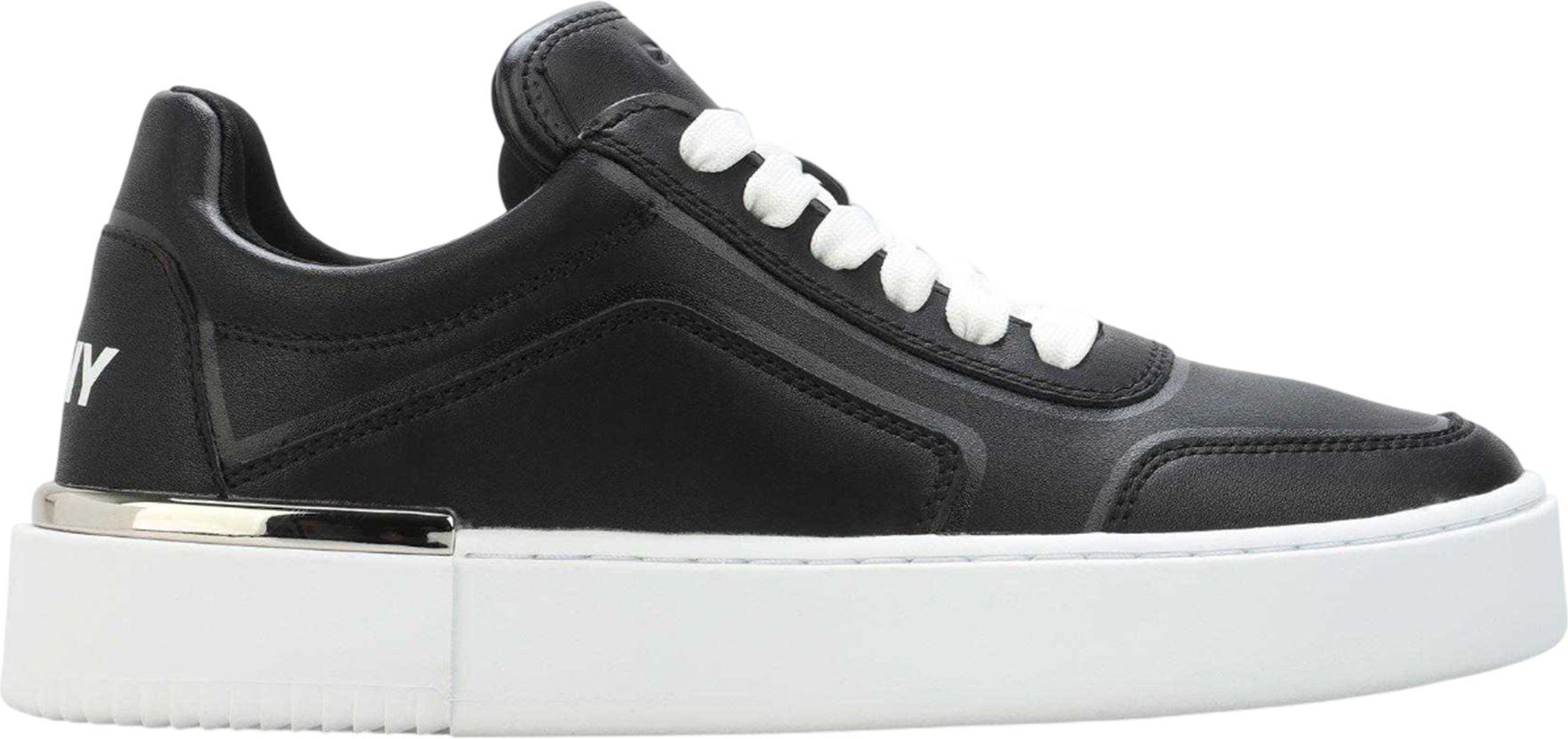 DKNY - "Baylor" Sneaker für Damen, Leder (Schwarz)