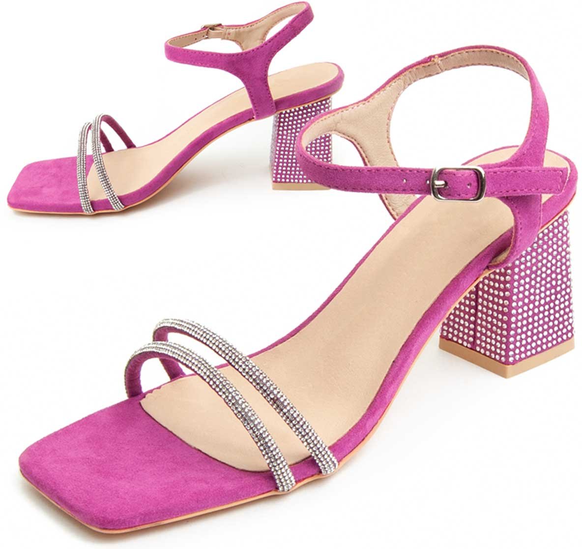 Montevita Absatzsandalette Sanndarey10 in Fuchsia