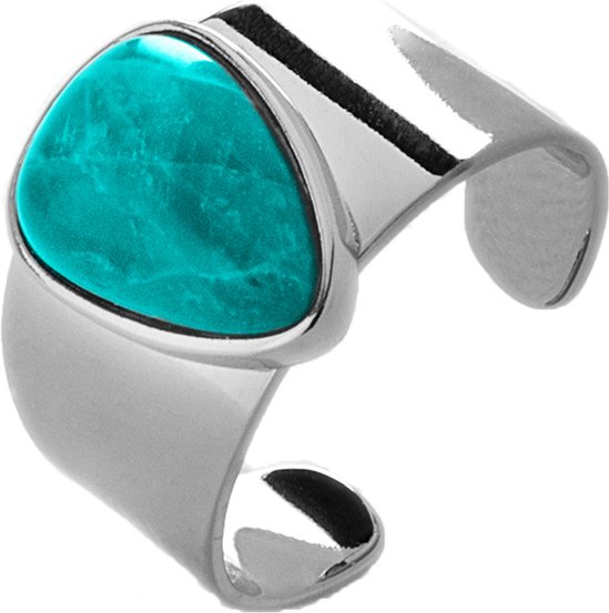 Luxenter Schakalachat blauer Ring