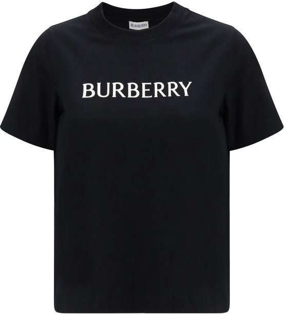 Burberry schwarzes Baumwoll-T-Shirt