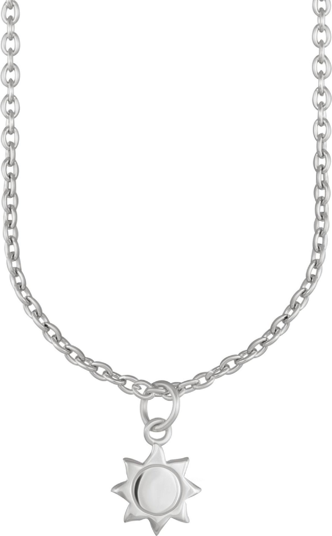 cai Anhänger mit Kette 925 Sterling Silber rhodiniert Sonne