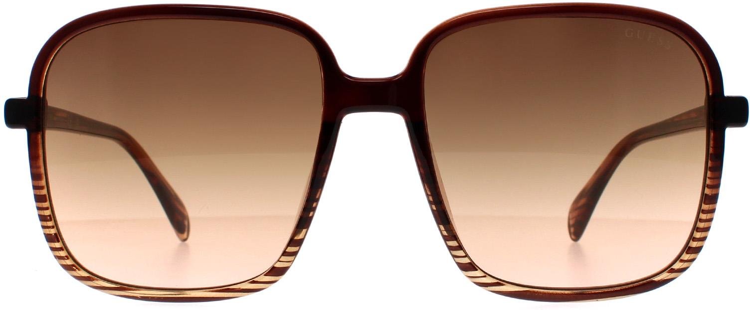 Guess Sonnenbrille GF6146 45F Braun Braun Verlauf