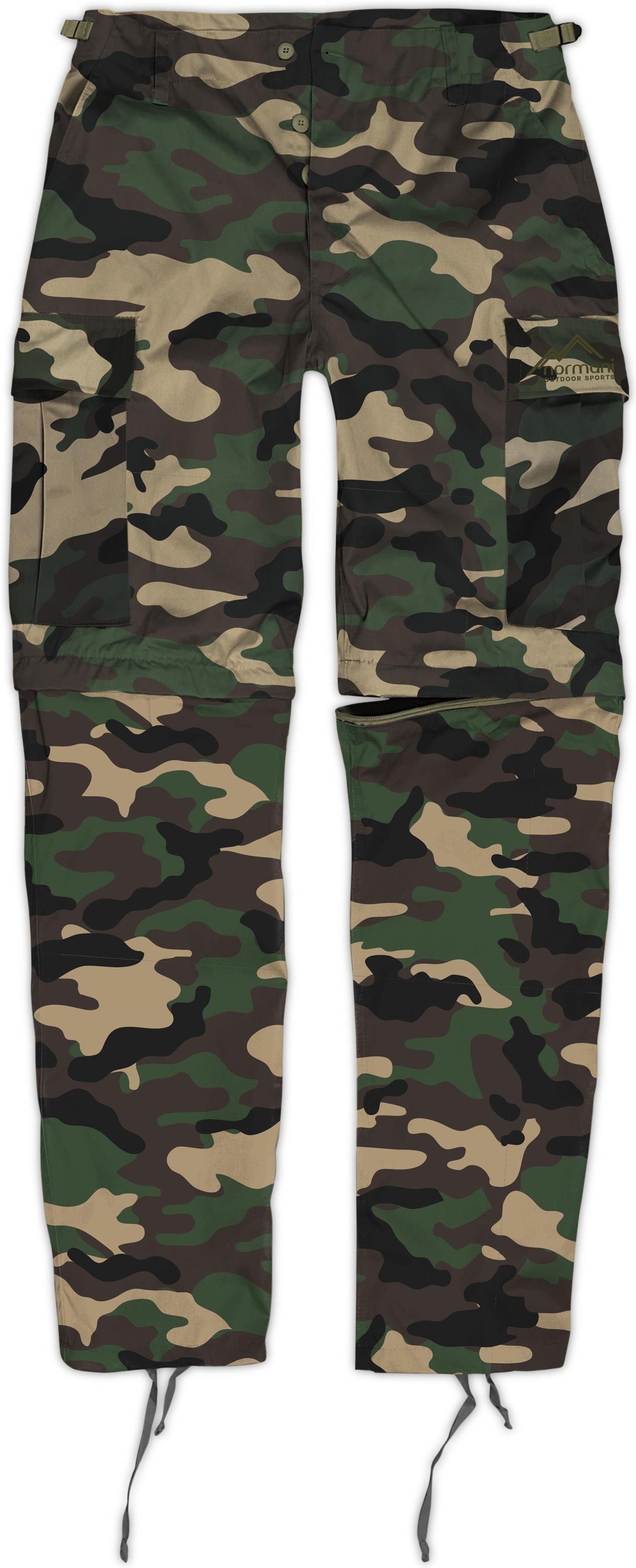 normani OUTDOOR SPORTS Herren 2-in-1 Zip-Off BDU Rangerhose Pioneer