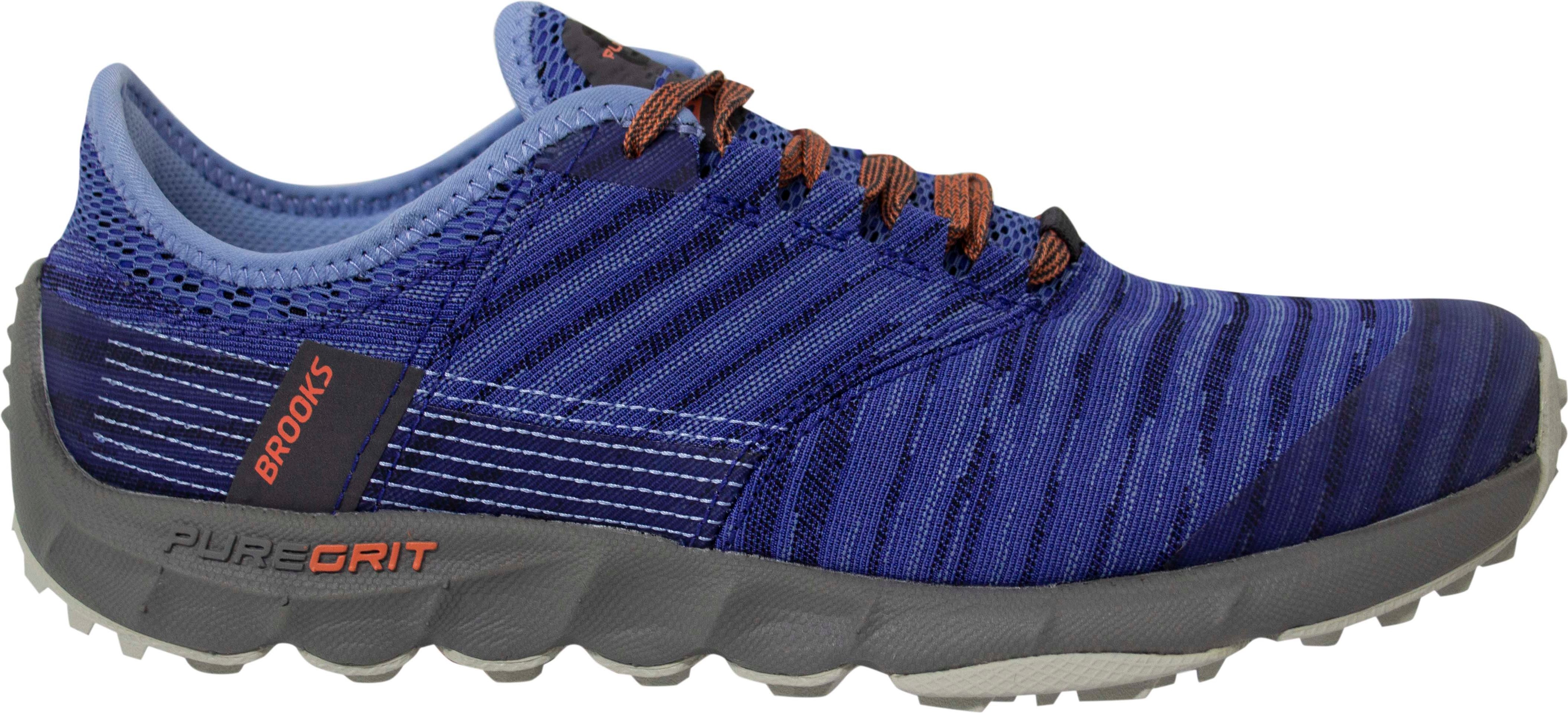 Thumbnail - Brooks PureGrit 8 Womens Blue Running Trainer
